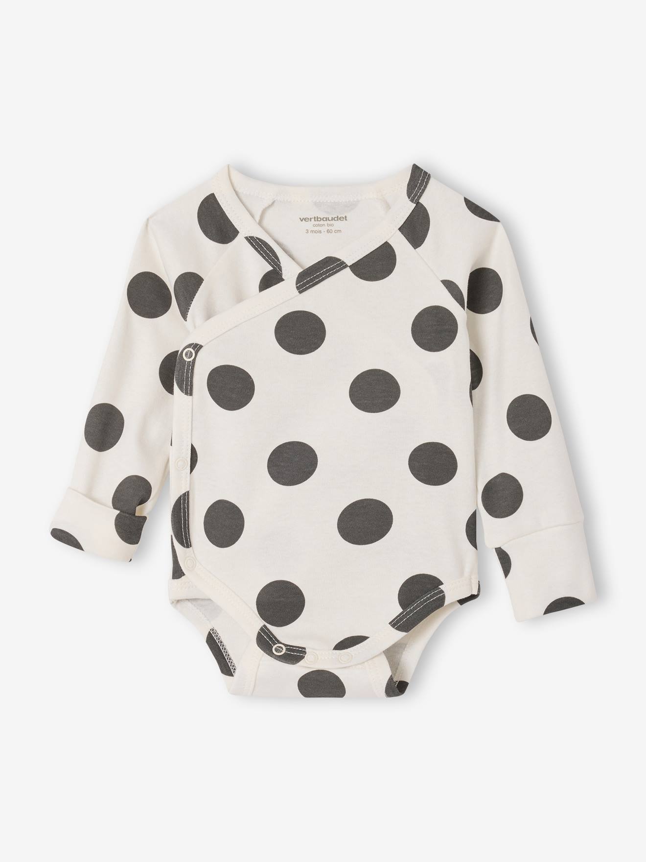 Thumbnail - 3er-Pack Langarm-Wickelbodys für Neugeborene