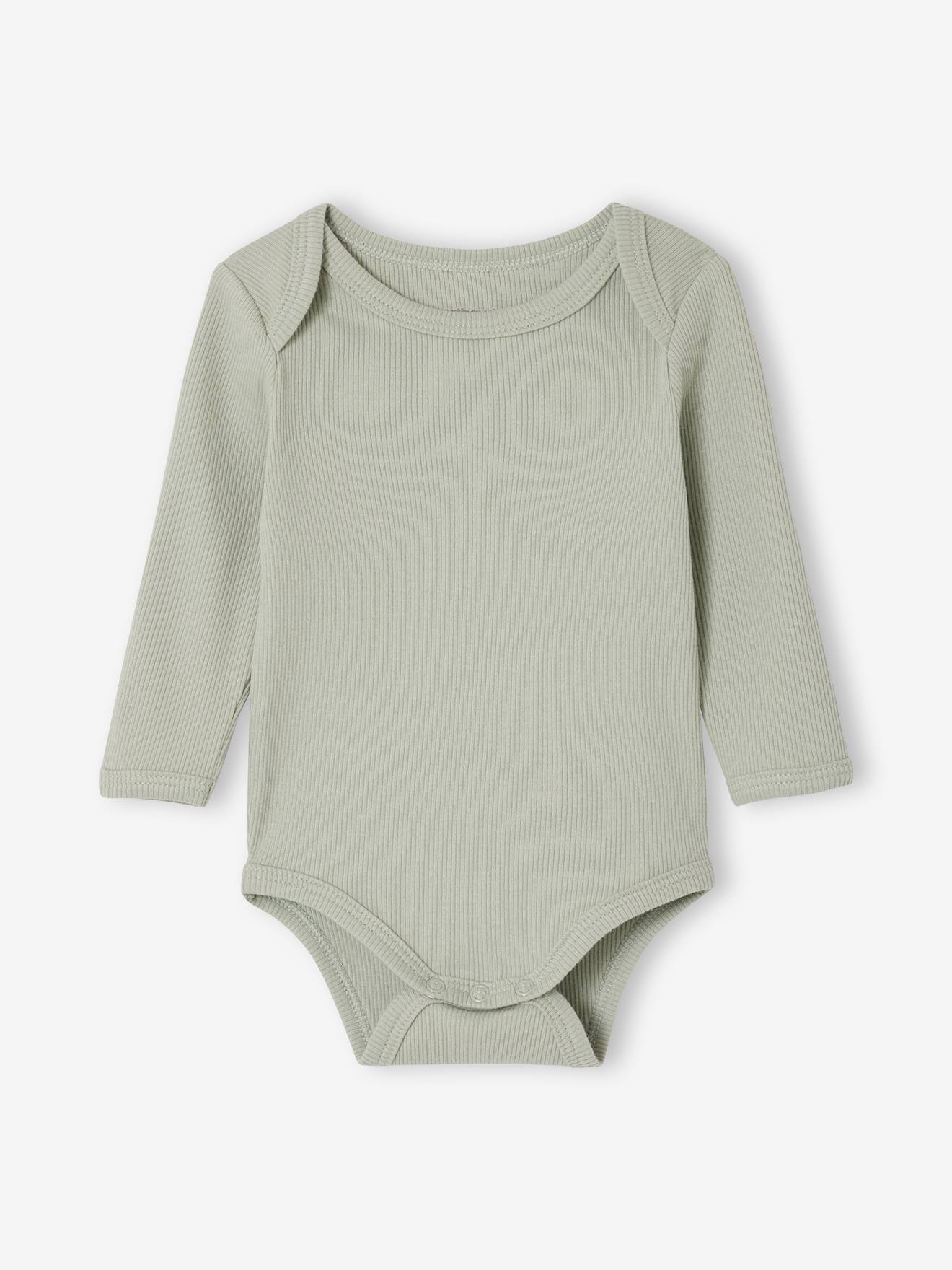 Thumbnail - 3er-Pack Baby Bodys mit langen Ärmeln
