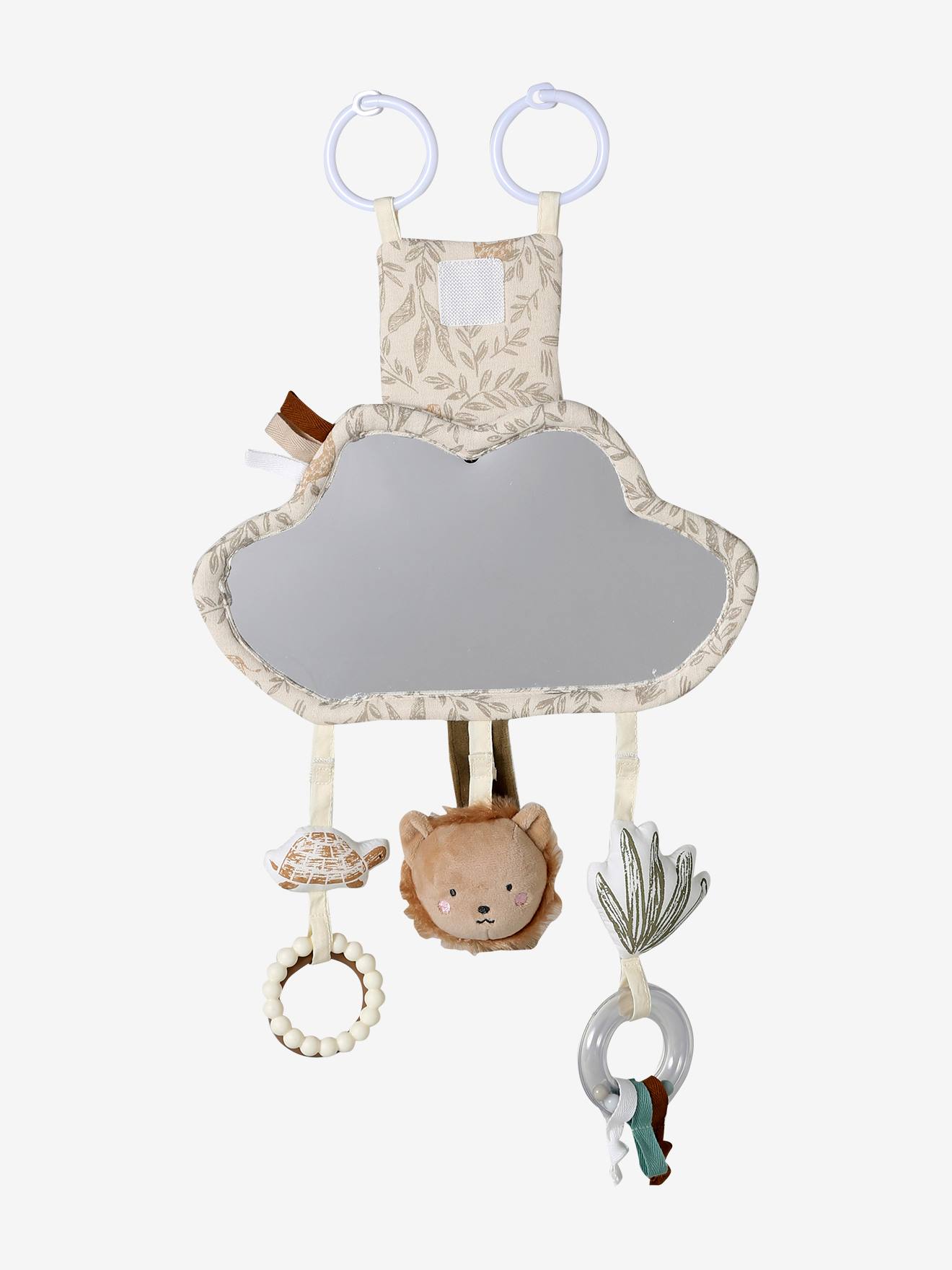 Vertbaudet Baby Activity-Spiegel Babylon Beige Einheitsgröße