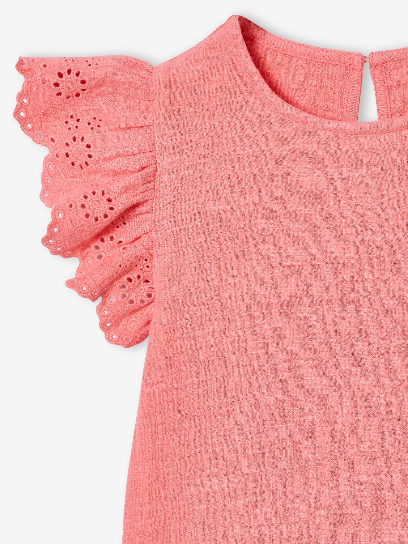 Thumbnail - Musselinkleid mit Stickereien Mädchen