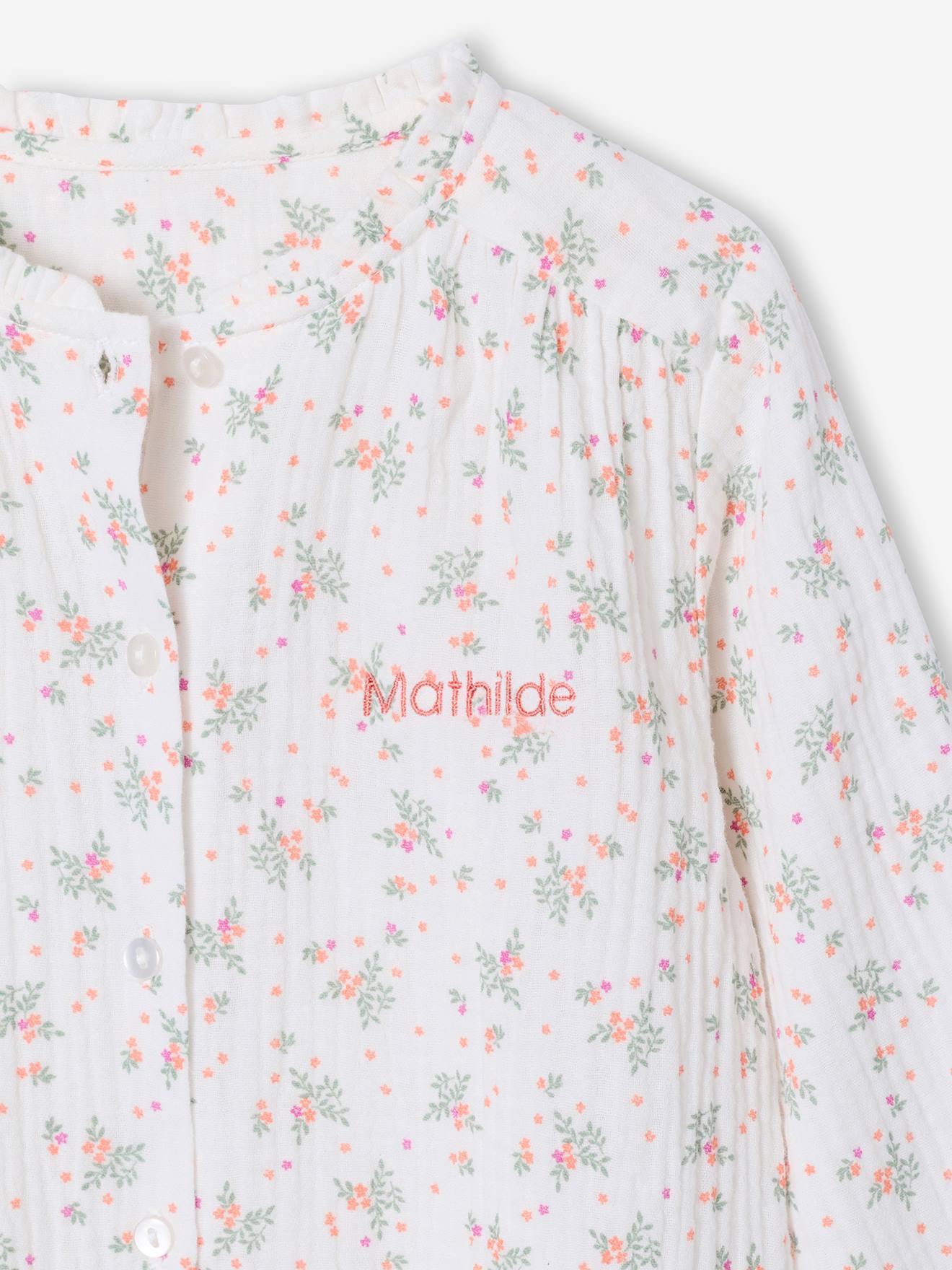 Thumbnail - Mädchen Hemdbluse aus Musselin