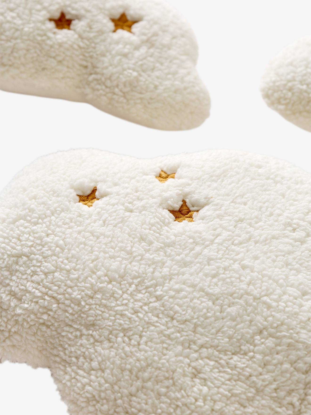 Thumbnail - 3er-Set Wanddeko WOLKEN Teddyfleece Kinderzimmer