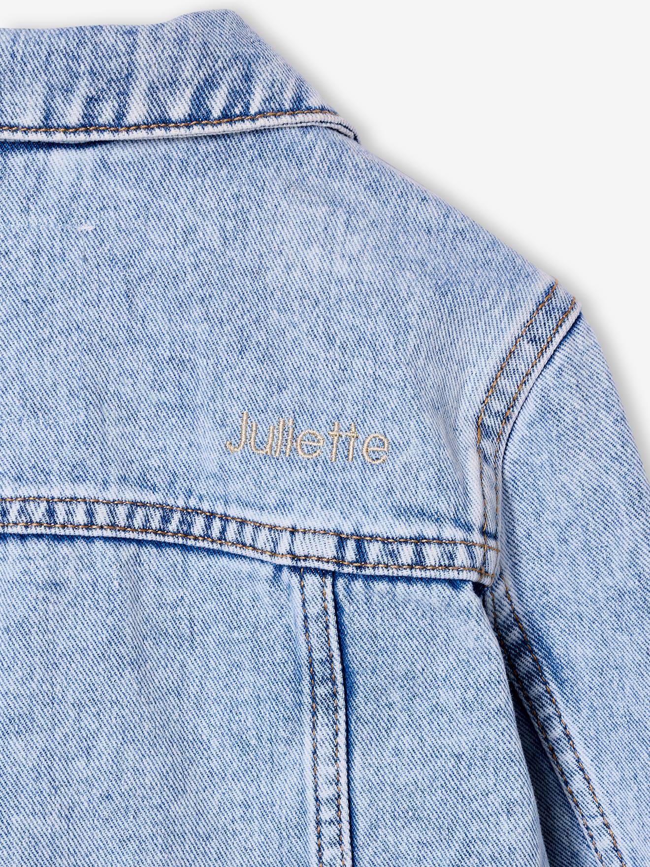 Thumbnail - Mädchen Jeansjacke mit Druckknöpfen helles