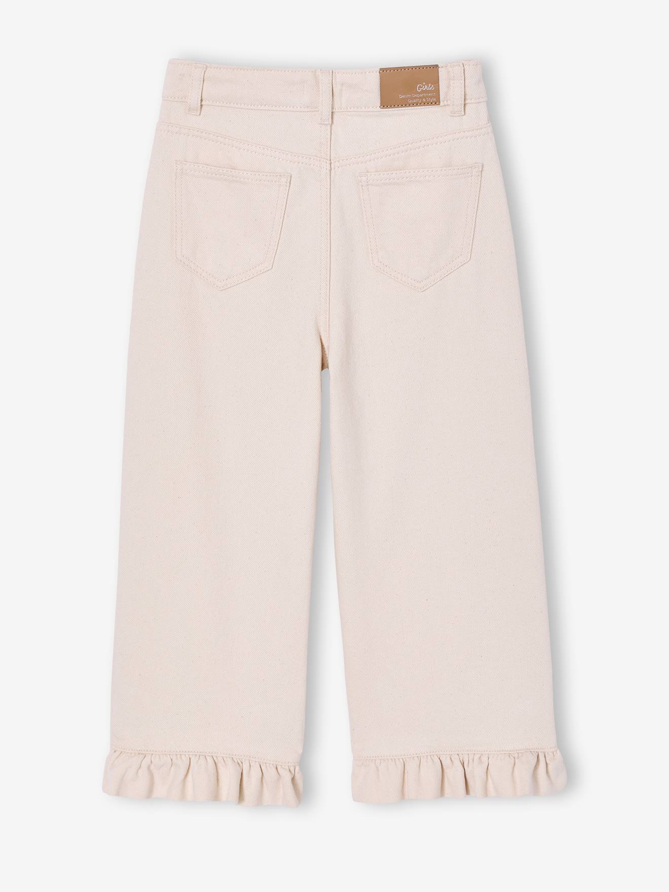 Thumbnail - Weite Hose mit Volantsaum Mädchen