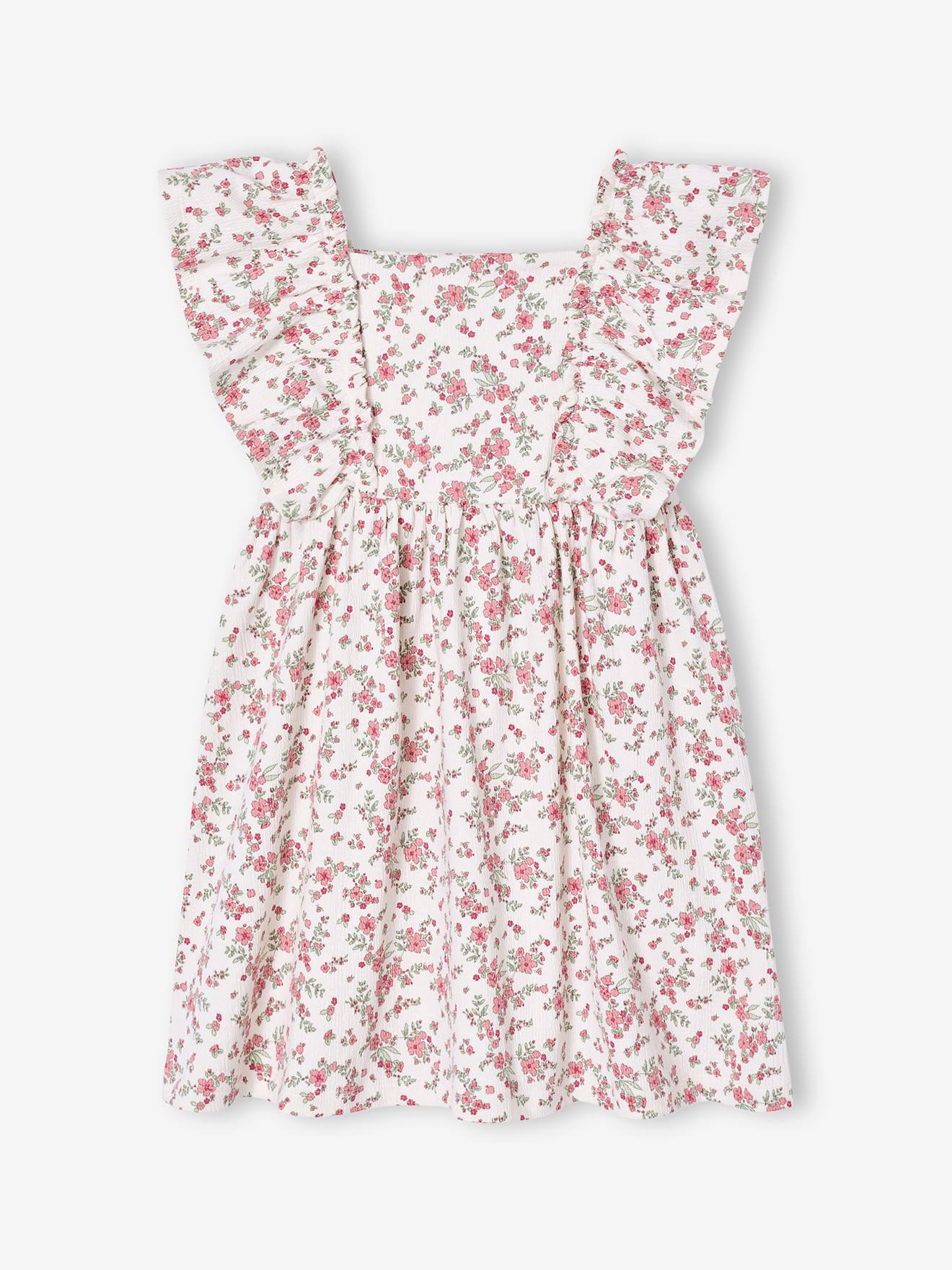 Kleid Mädchen mit Flügelärmeln
