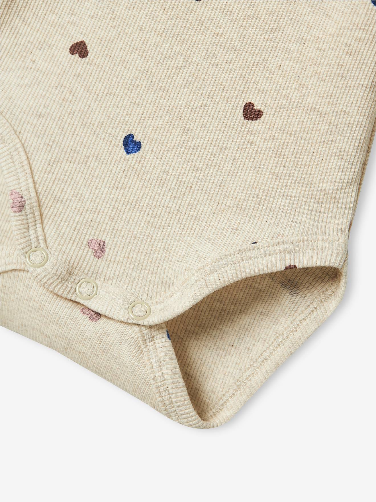 Thumbnail - Mädchen Baby Langarm-Body Herzen allover NAME IT