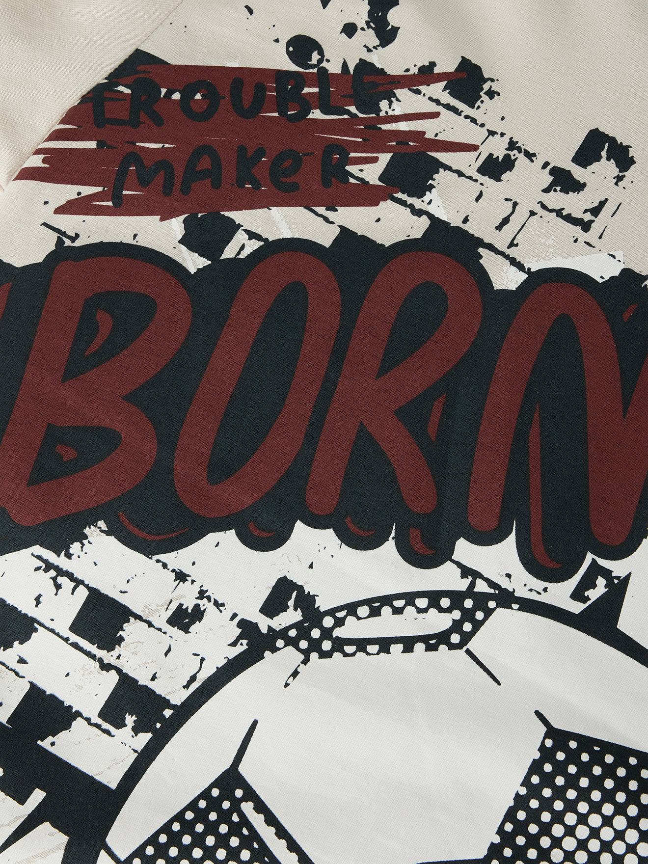 Thumbnail - Shirt Jungen Fußballmotiv Baumwolle NAME IT puder