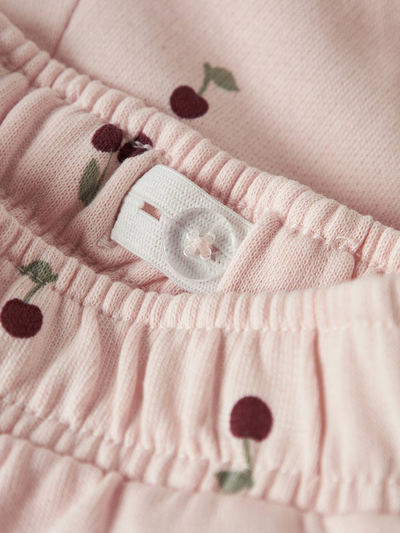 Thumbnail - Joggpants Mädchen Kirschenmuster Baumwolle NAME IT pudrig