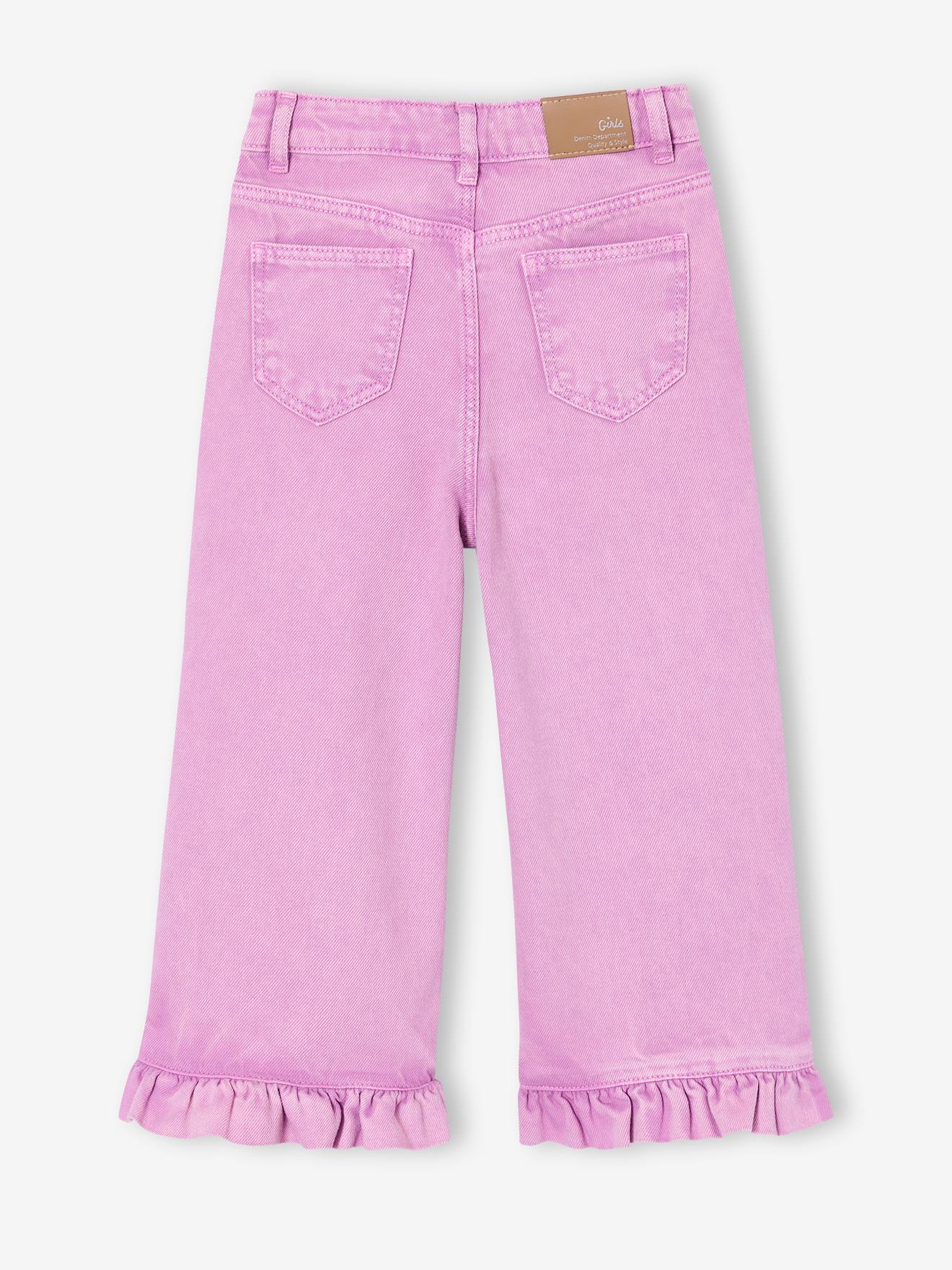 Thumbnail - Weite Hose mit Volantsaum Mädchen