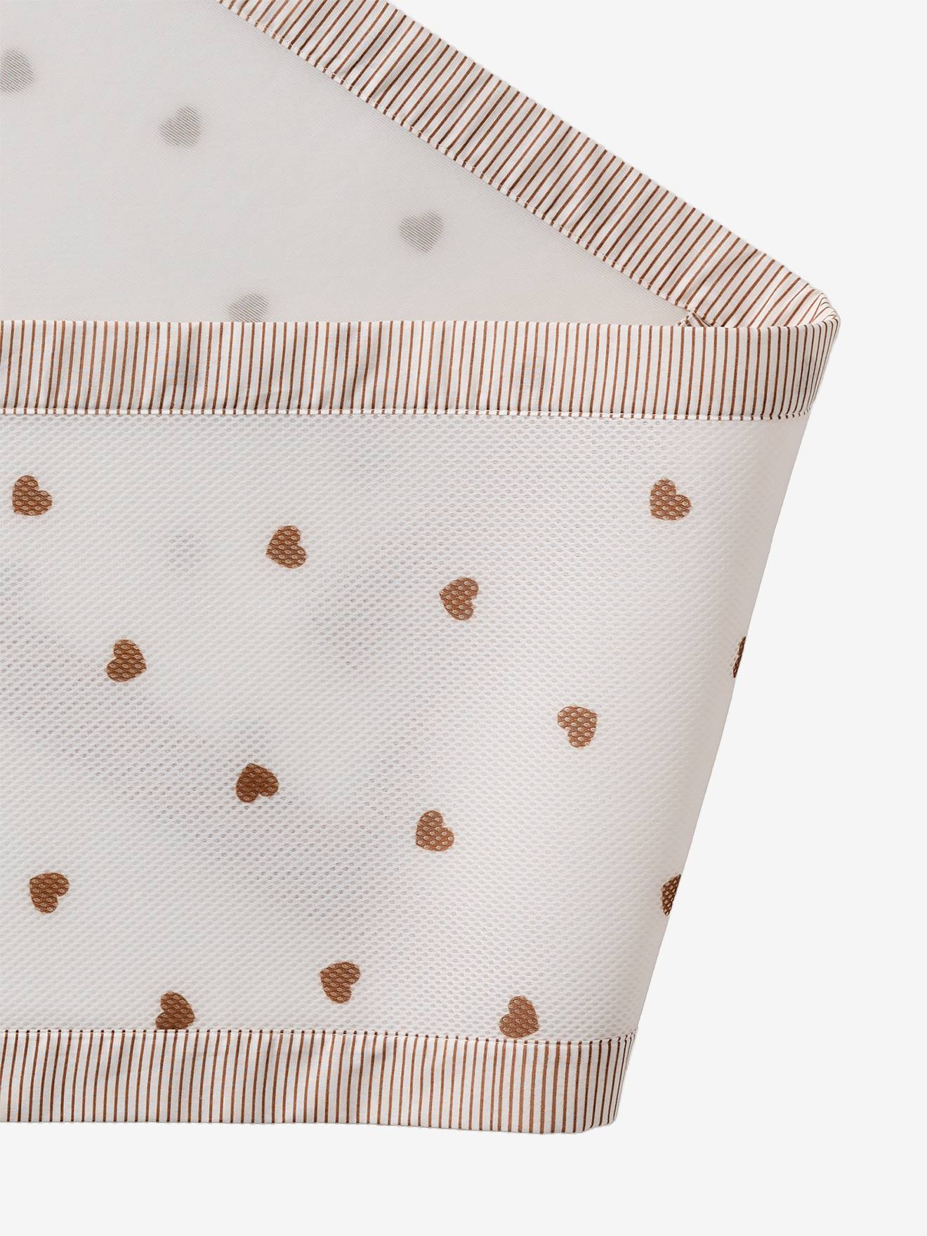 Thumbnail - Bettumrandung/Laufstallpolster HERZENSWUNSCH Baby camel