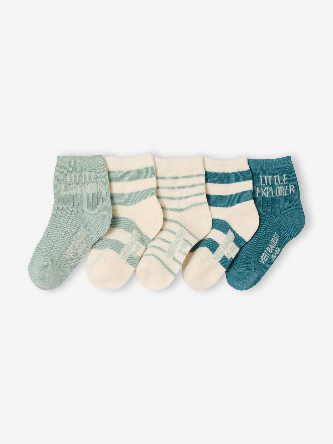 5er-Pack Baby Socken LITTLE EXPLORER