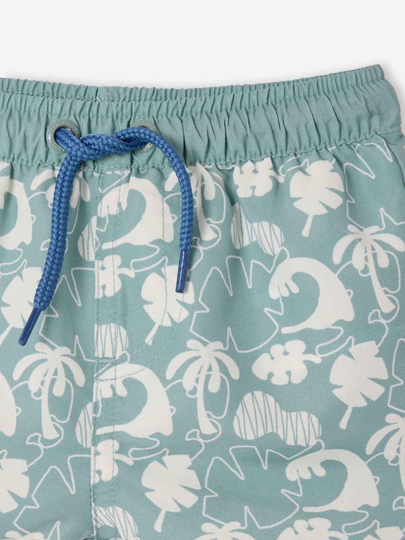 Thumbnail - Jungen Baby Badehose salbei