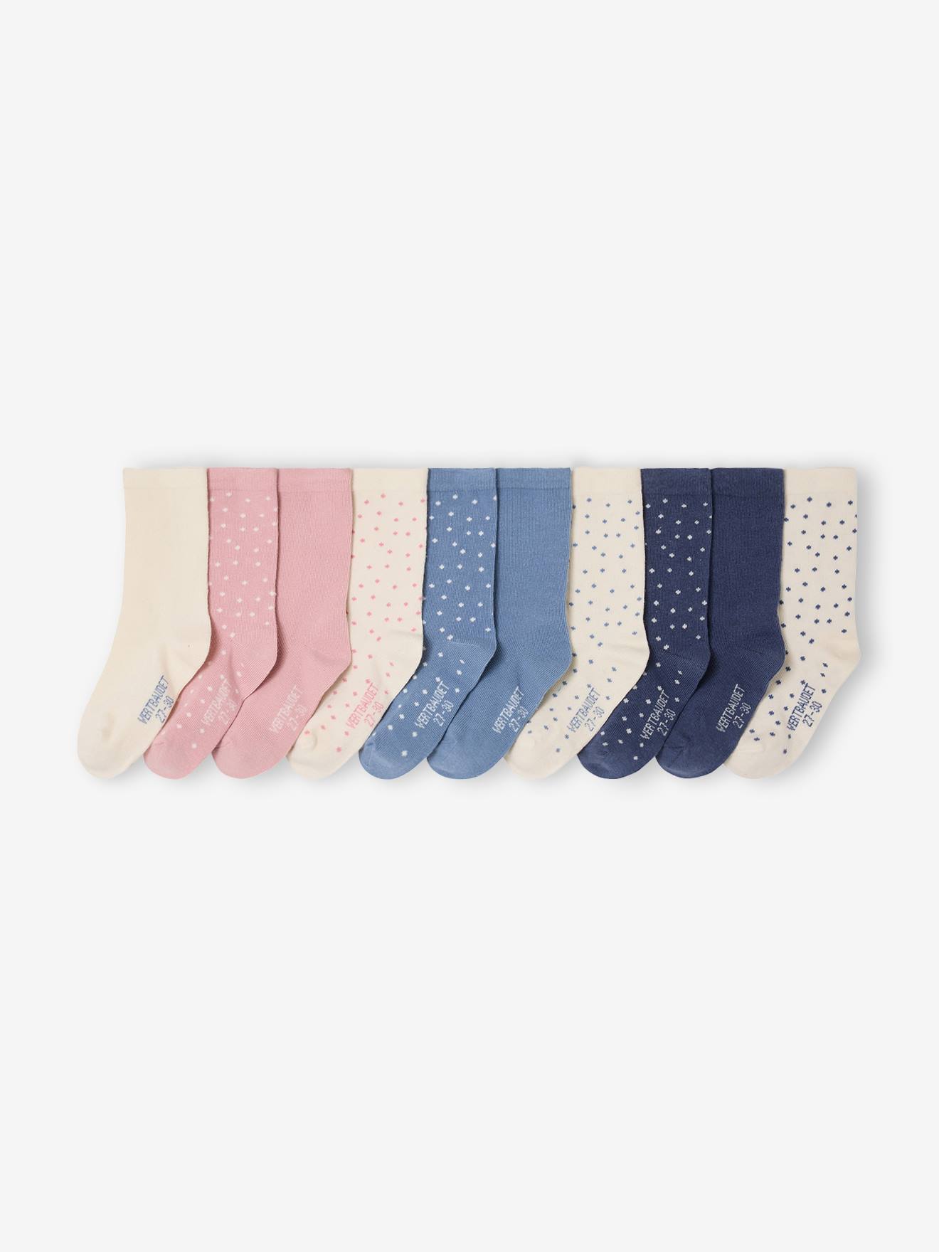 10er-Pack Kinder Socken mit Tupfen BASIC