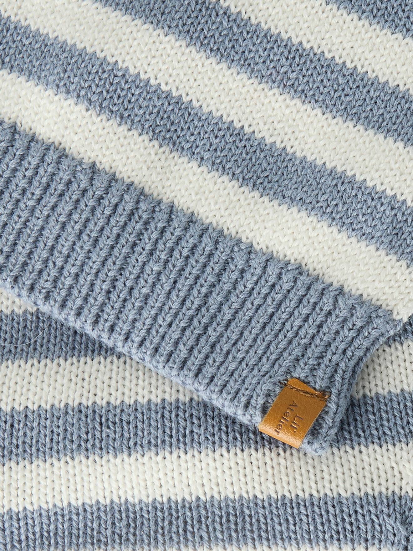Thumbnail - Strickpullover Jungen Lil' Atelier MINI Ringelmuster