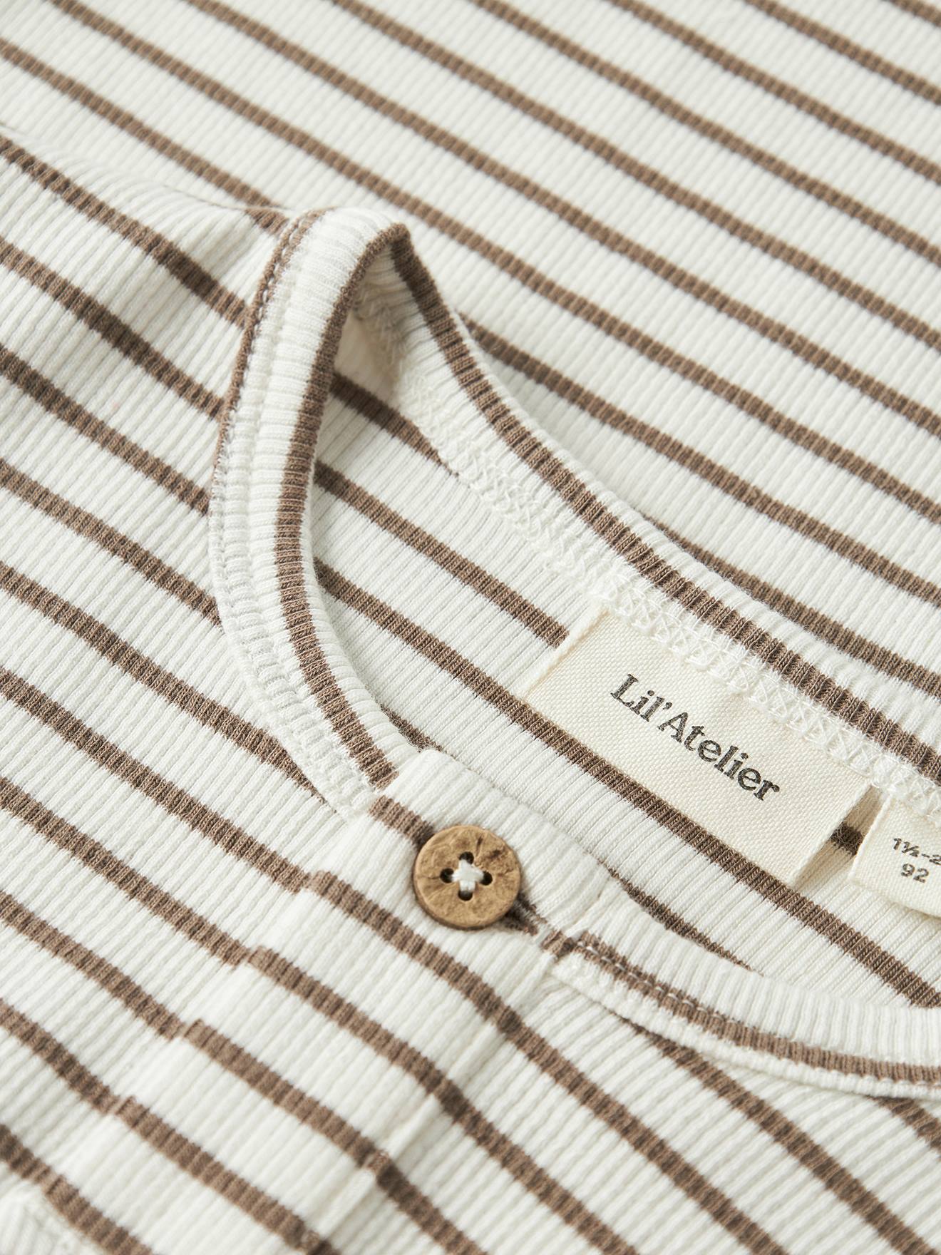 Thumbnail - Ringelshirt Jungen Lil' Atelier MINI mit Knopf