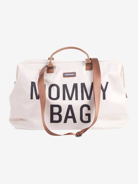 Große Wickeltasche „Mommy Bag“ CHILDHOME - schwarz+wollweiß - 5
