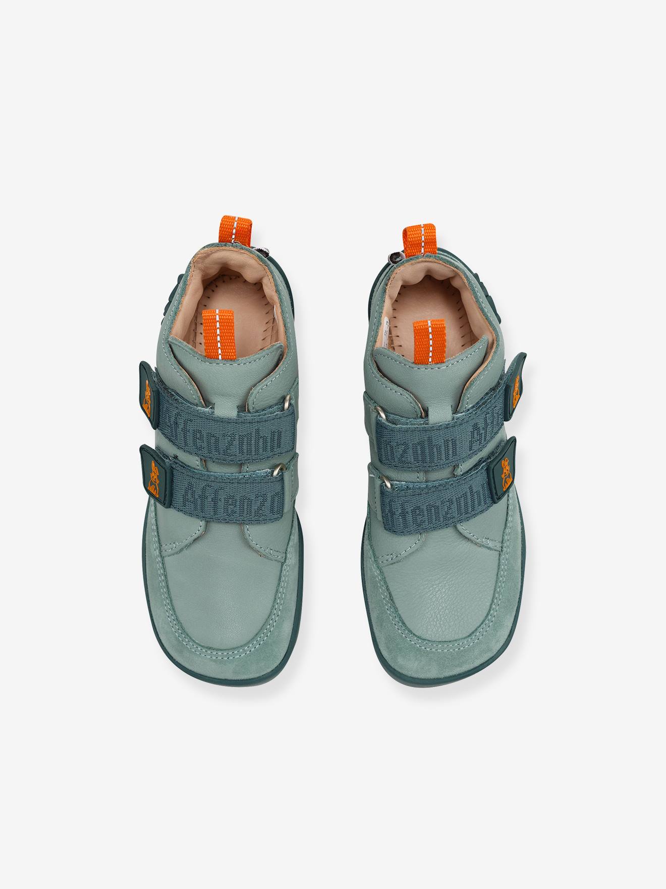 Thumbnail - Barfuß-Sneaker aus Leder mit Klettverschlüssen BUDDY Kinder Affenzahn