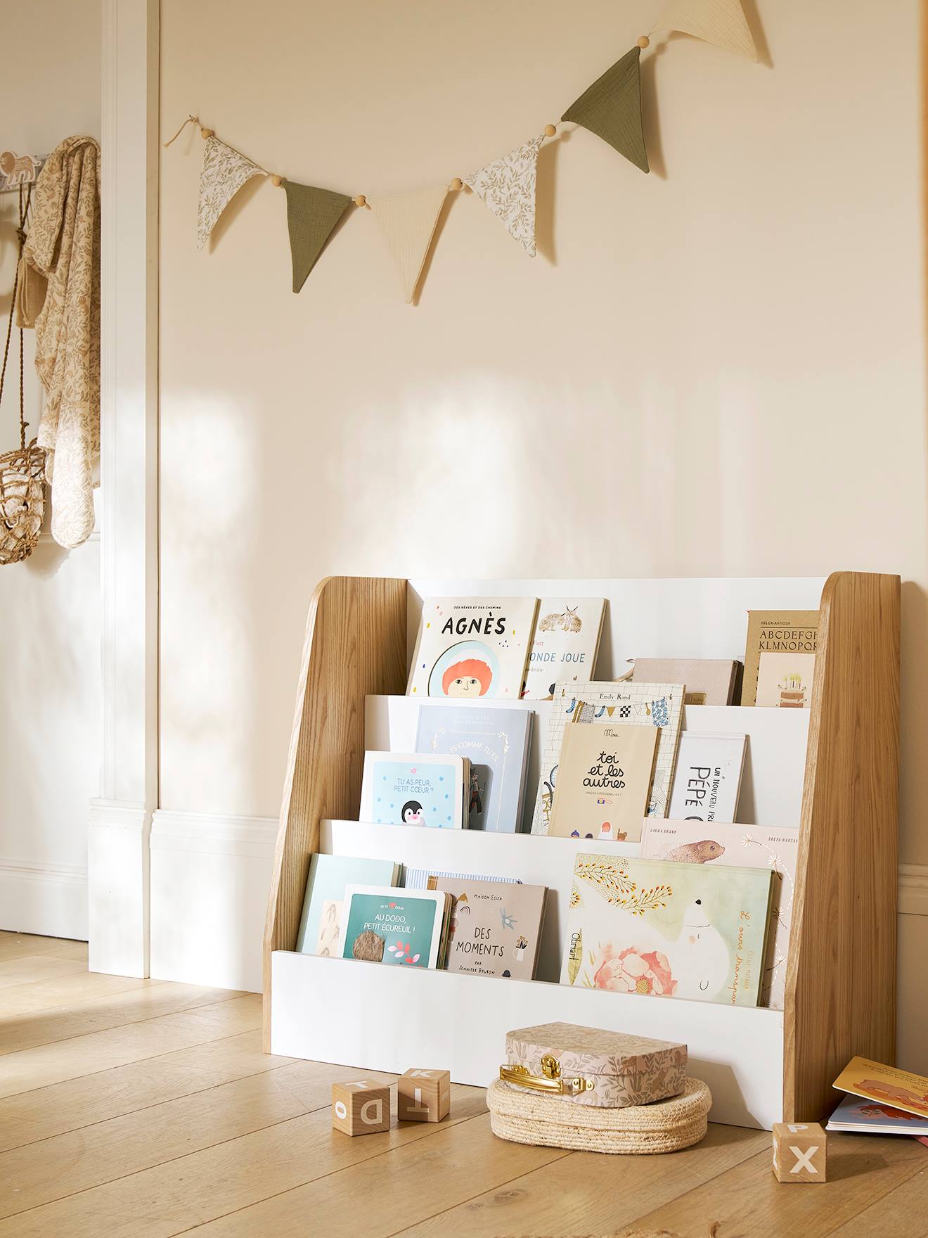 Vertbaudet Bücherregal Mit 3 Fächern Yel Kinderzimmer Weiß Einheitsgröße