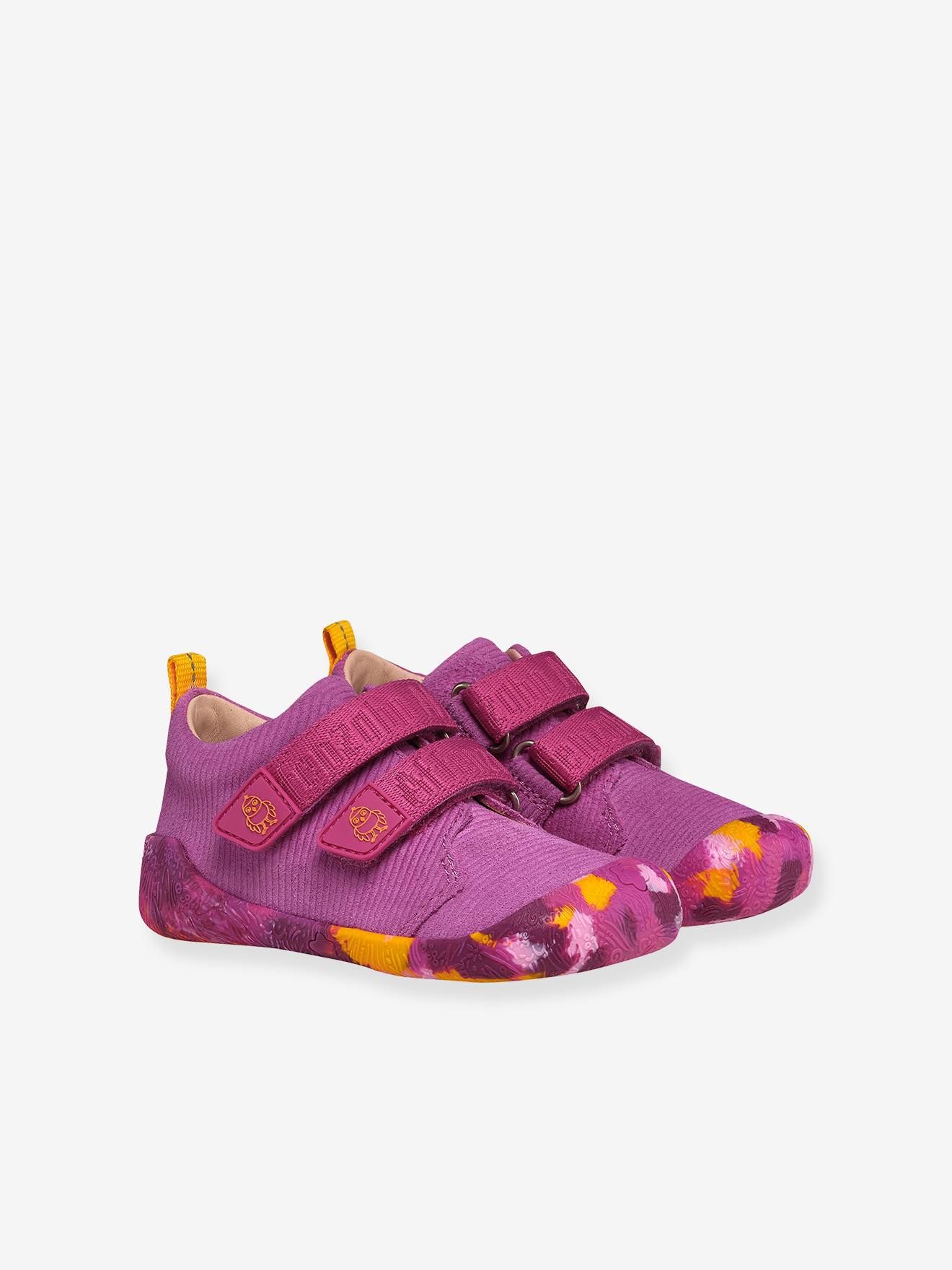 Baby Lauflerner-Barfußschuhe aus Leder WALKY Affenzahn fuchsia Gr. 25