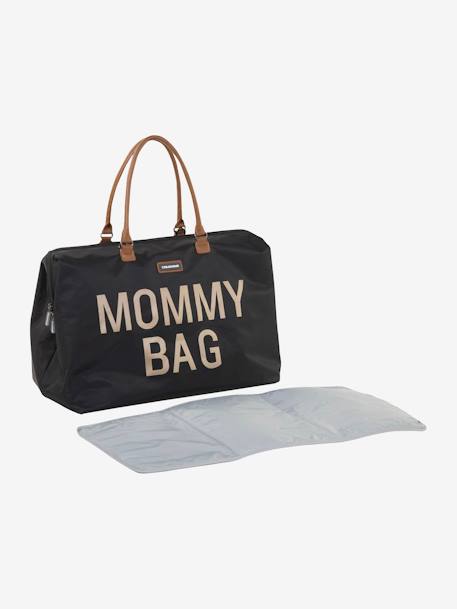 Große Wickeltasche „Mommy Bag“ CHILDHOME - schwarz+wollweiß - 3