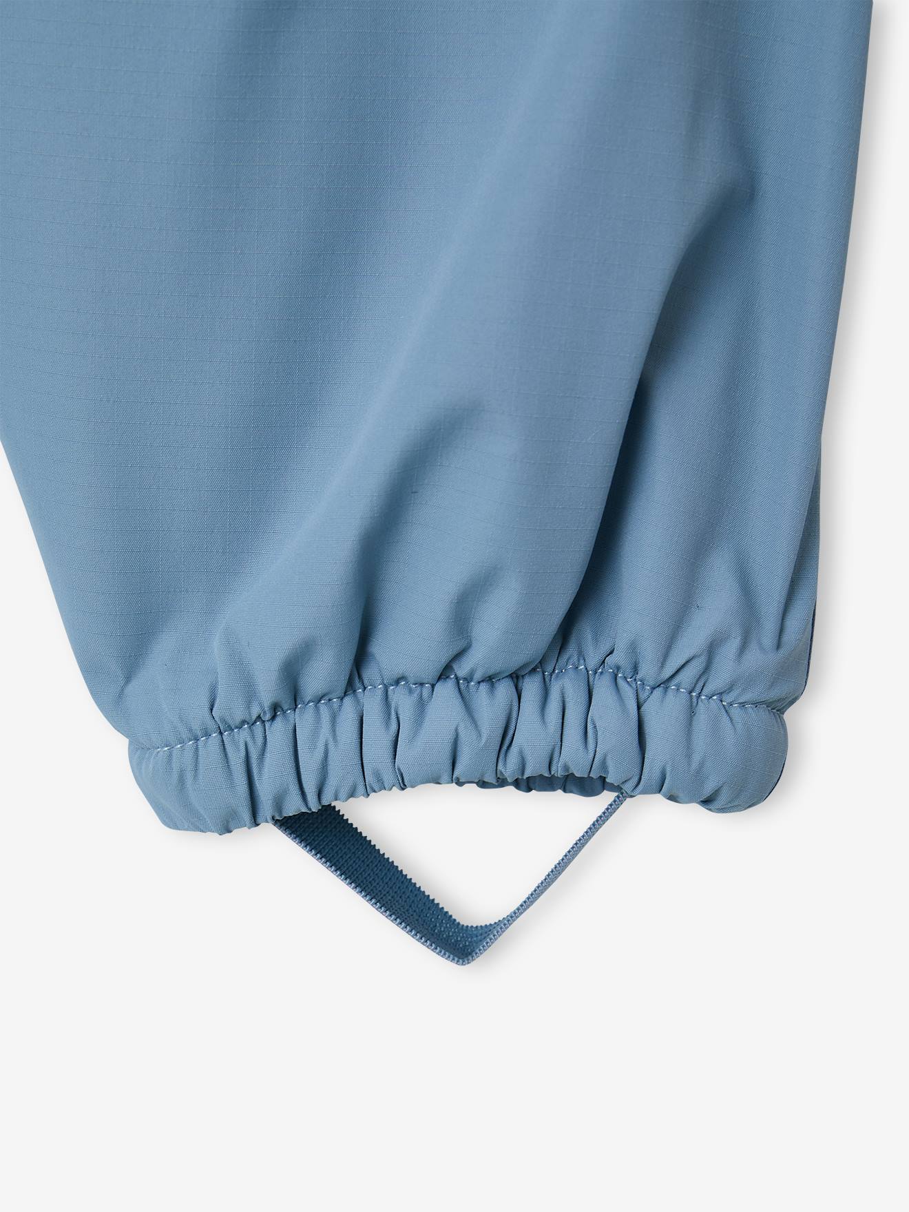 Thumbnail - Kinder Regen-Overall mit Fleecefutter und Kapuze