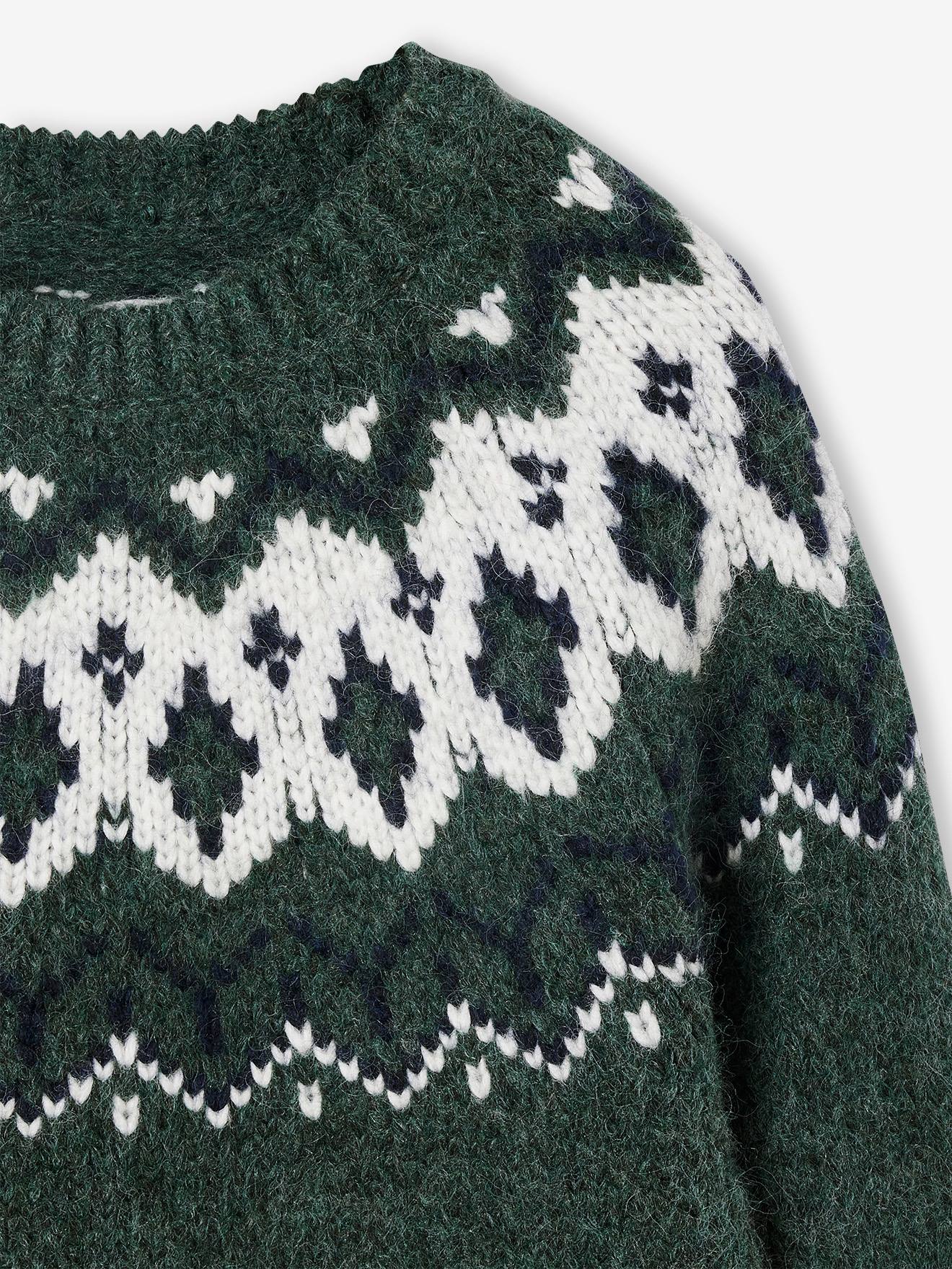 Thumbnail - Jungen Jacquard-Pullover