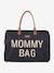 Große Wickeltasche „Mommy Bag“ CHILDHOME - schwarz+wollweiß - 1