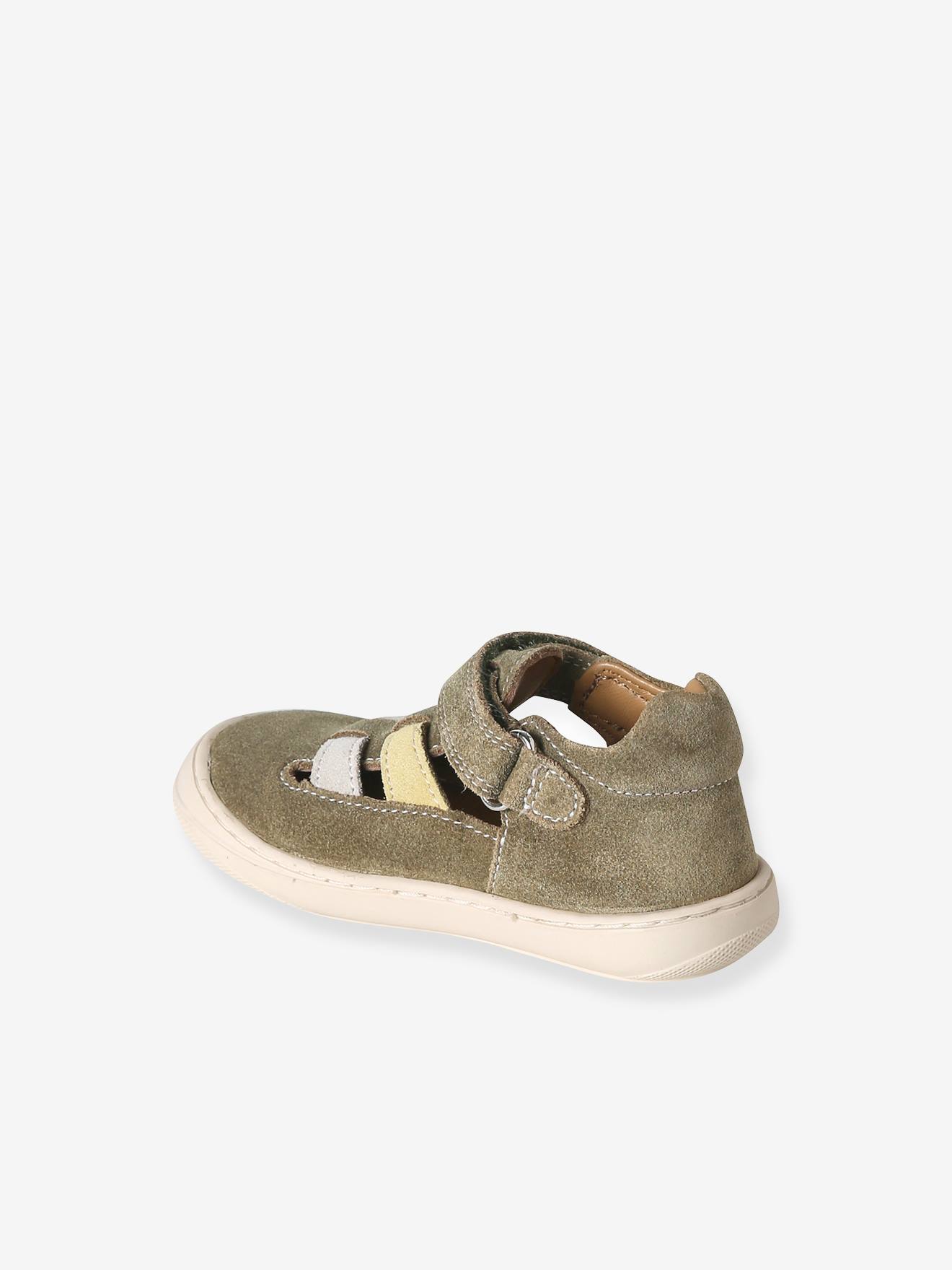 Thumbnail - Baby Riemchenschuhe aus Leder mit Klettverschluss