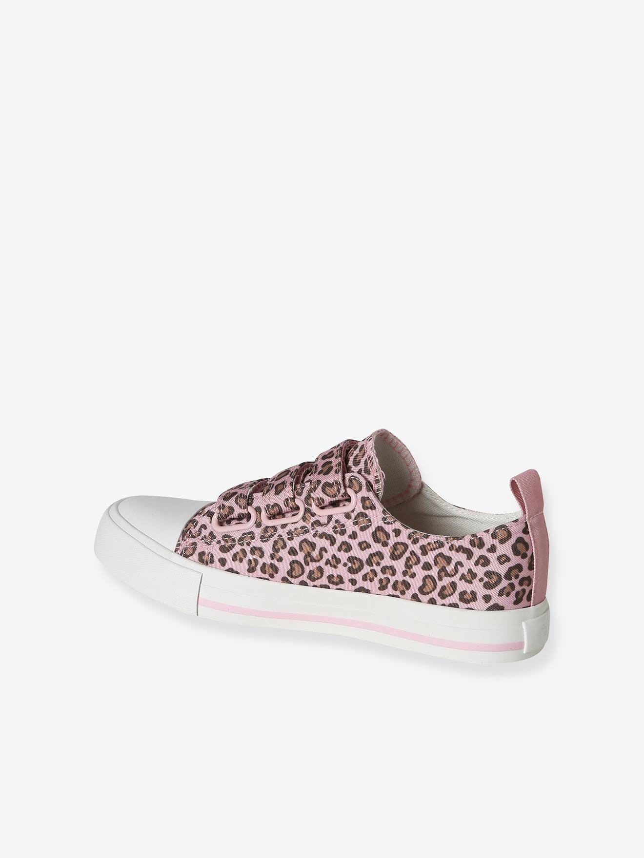 Thumbnail - Kinder Stoff-Sneakers mit Leoprint und Klett