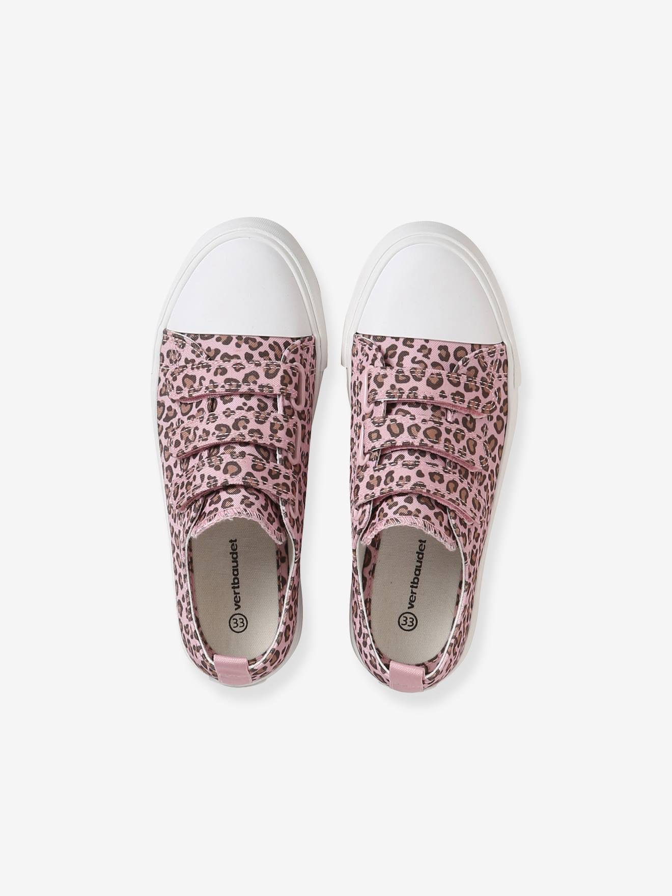 Thumbnail - Kinder Stoff-Sneakers mit Leoprint und Klett