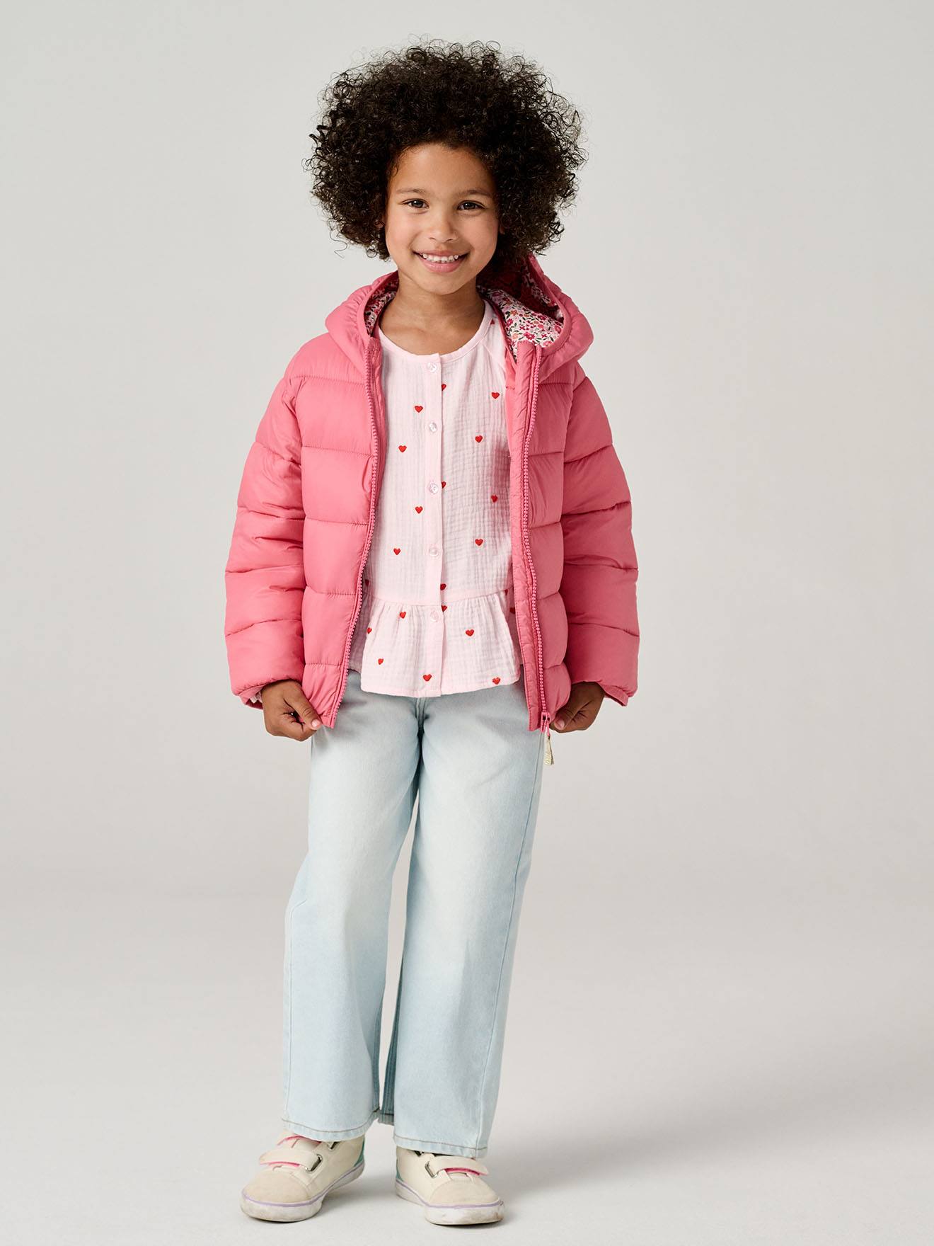 Thumbnail - Mädchen Light-Steppjacke mit Kapuze