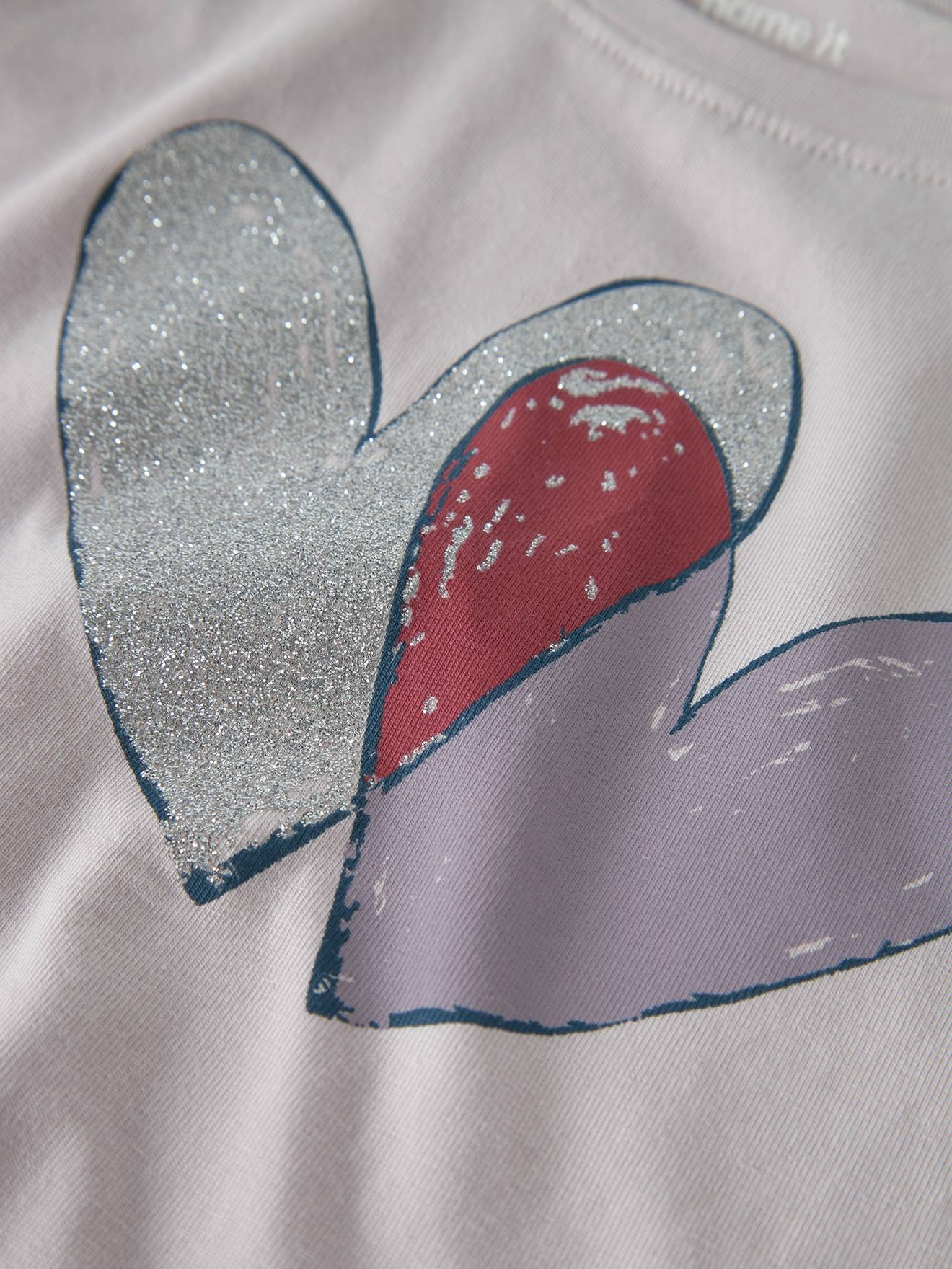 Thumbnail - Shirt mit Herz-Print Mädchen NAME IT