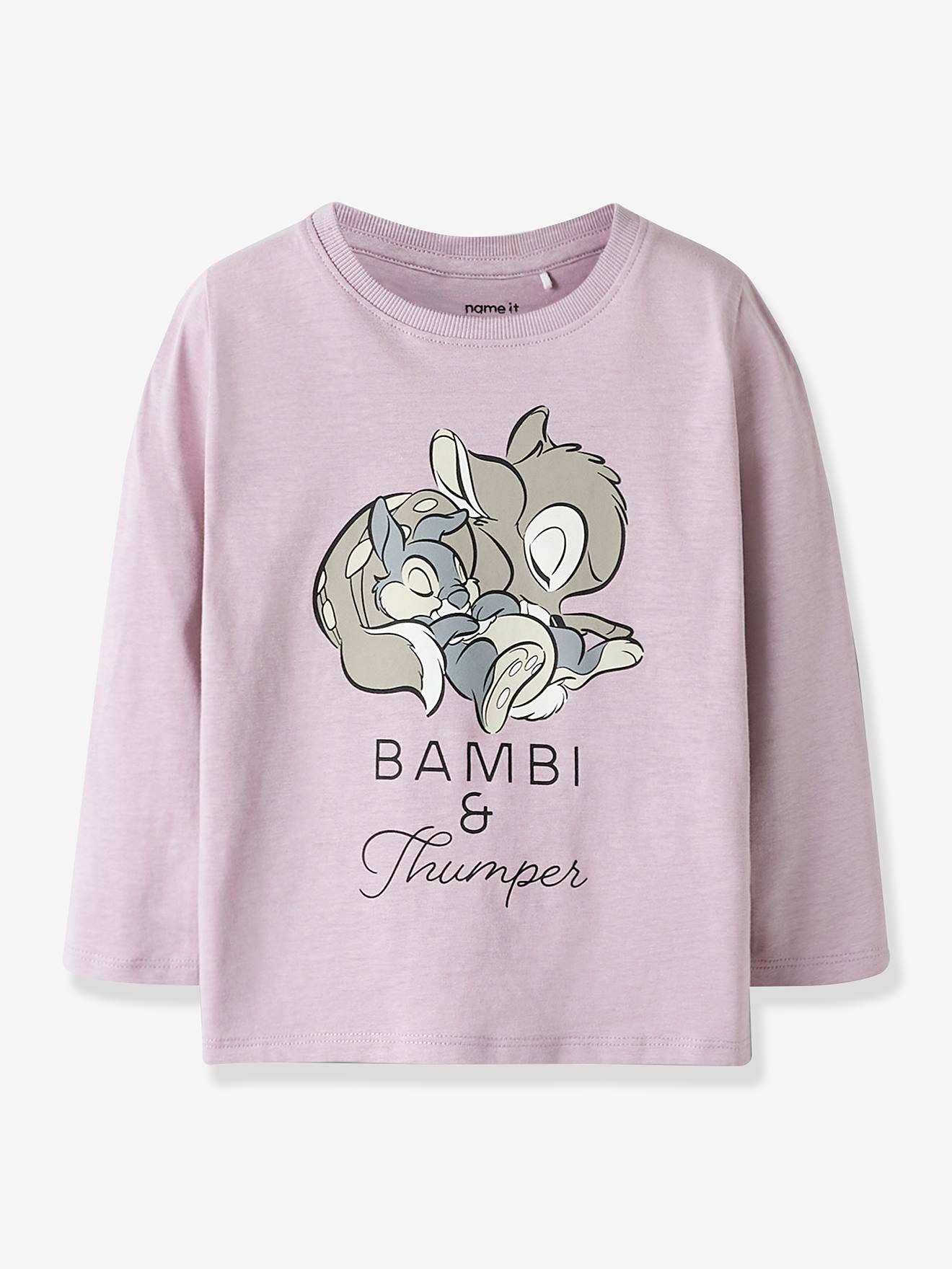 Shirt BAMBI Mädchen NAME IT pudrig rosa Gr. 98