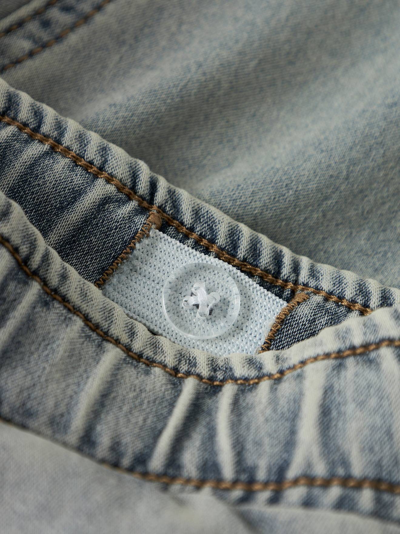 Thumbnail - Slim-Jeans aus Sweat Jungen NAME IT gebleicht