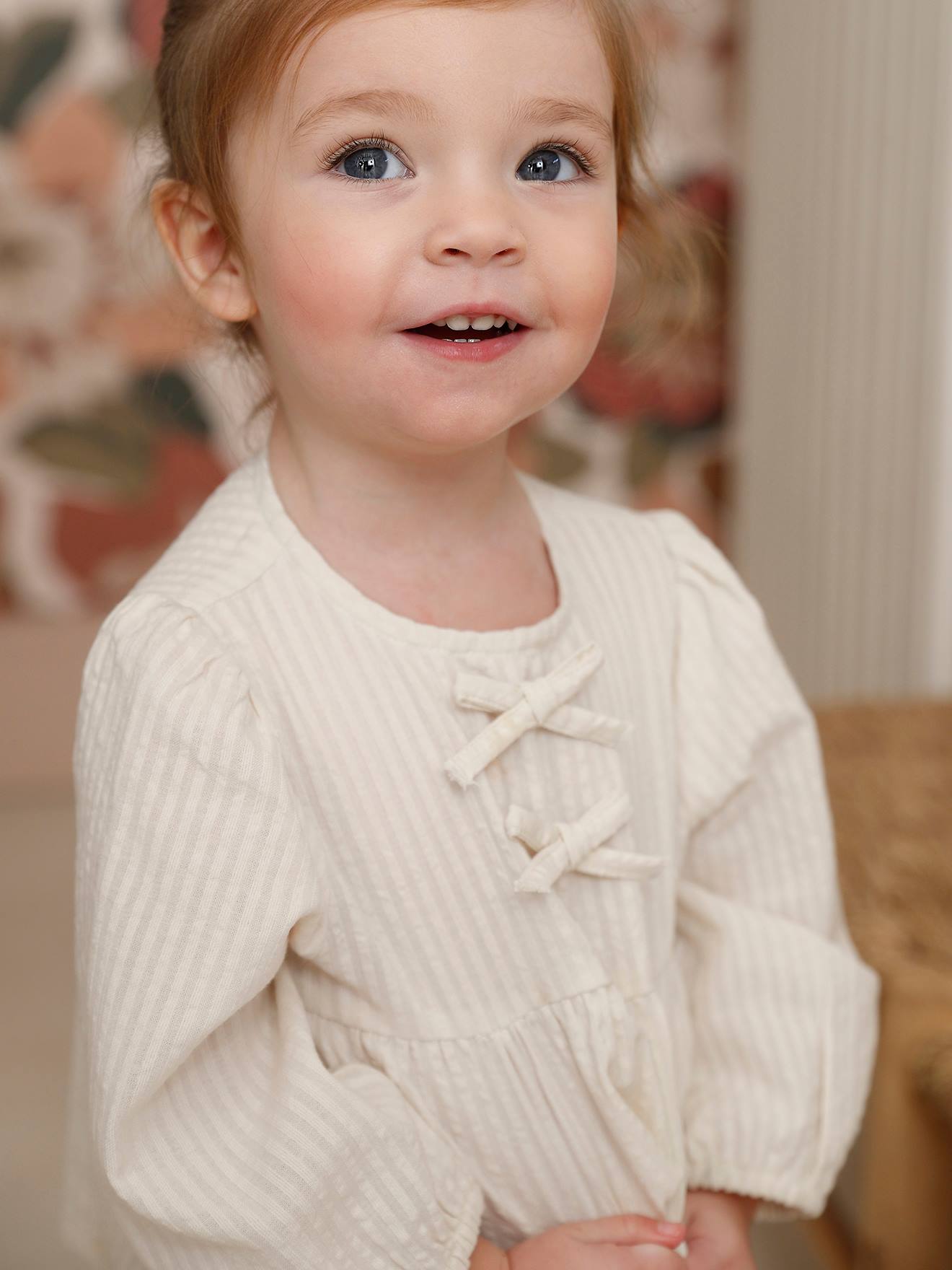 Bluse Mädchen Baby mit Schleifen