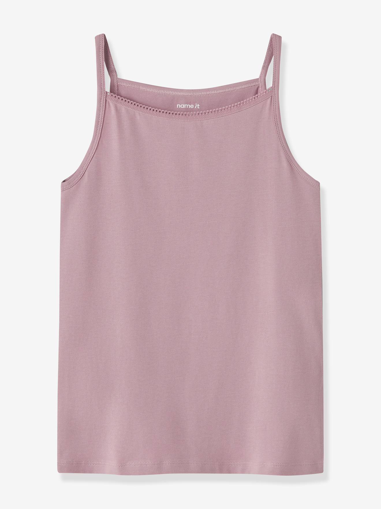 Thumbnail - 2er-Pack Trägertops mit Herzen Mädchen NAME IT