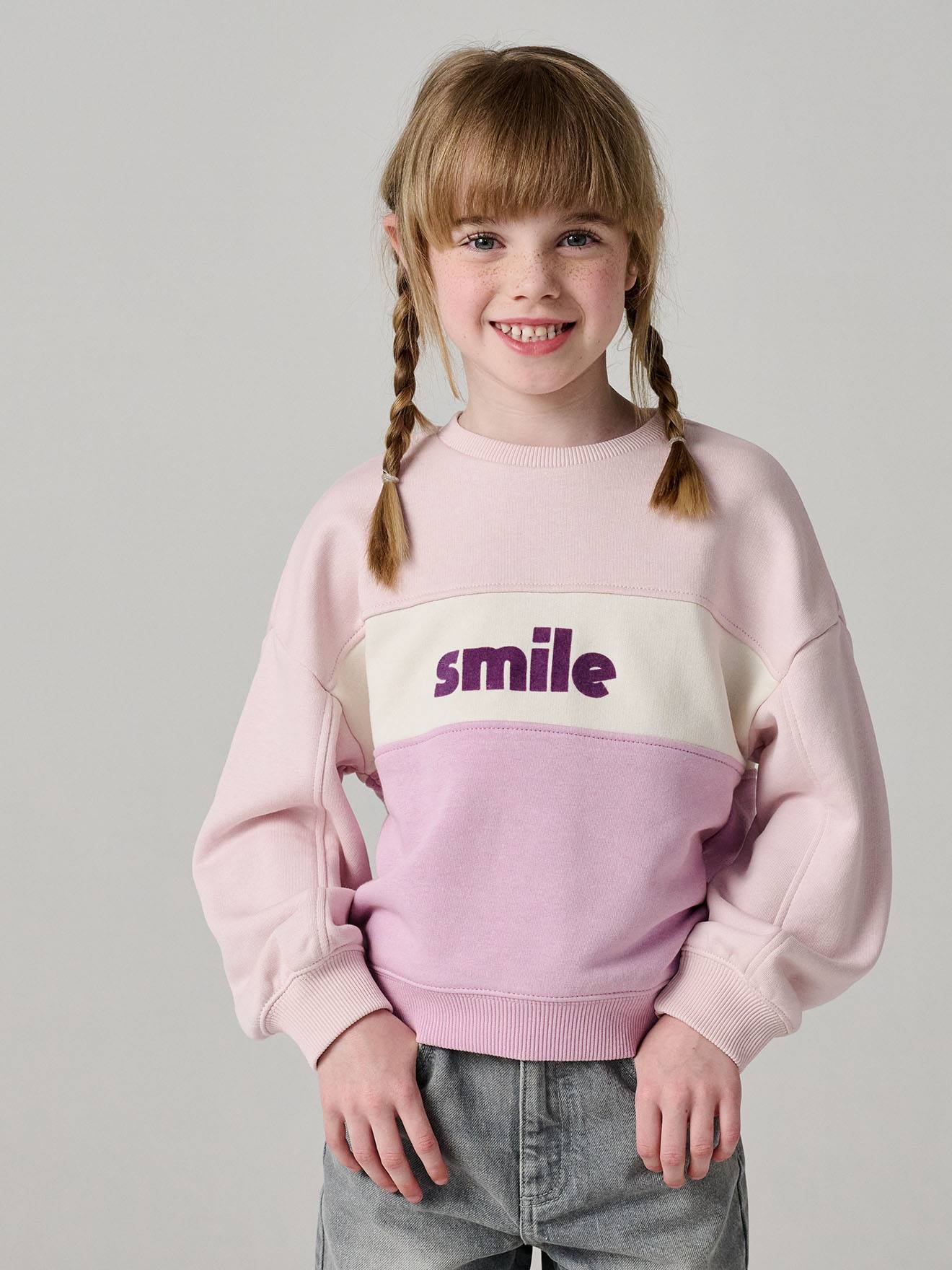 Sweatshirt im Colorblock-Style Mädchen