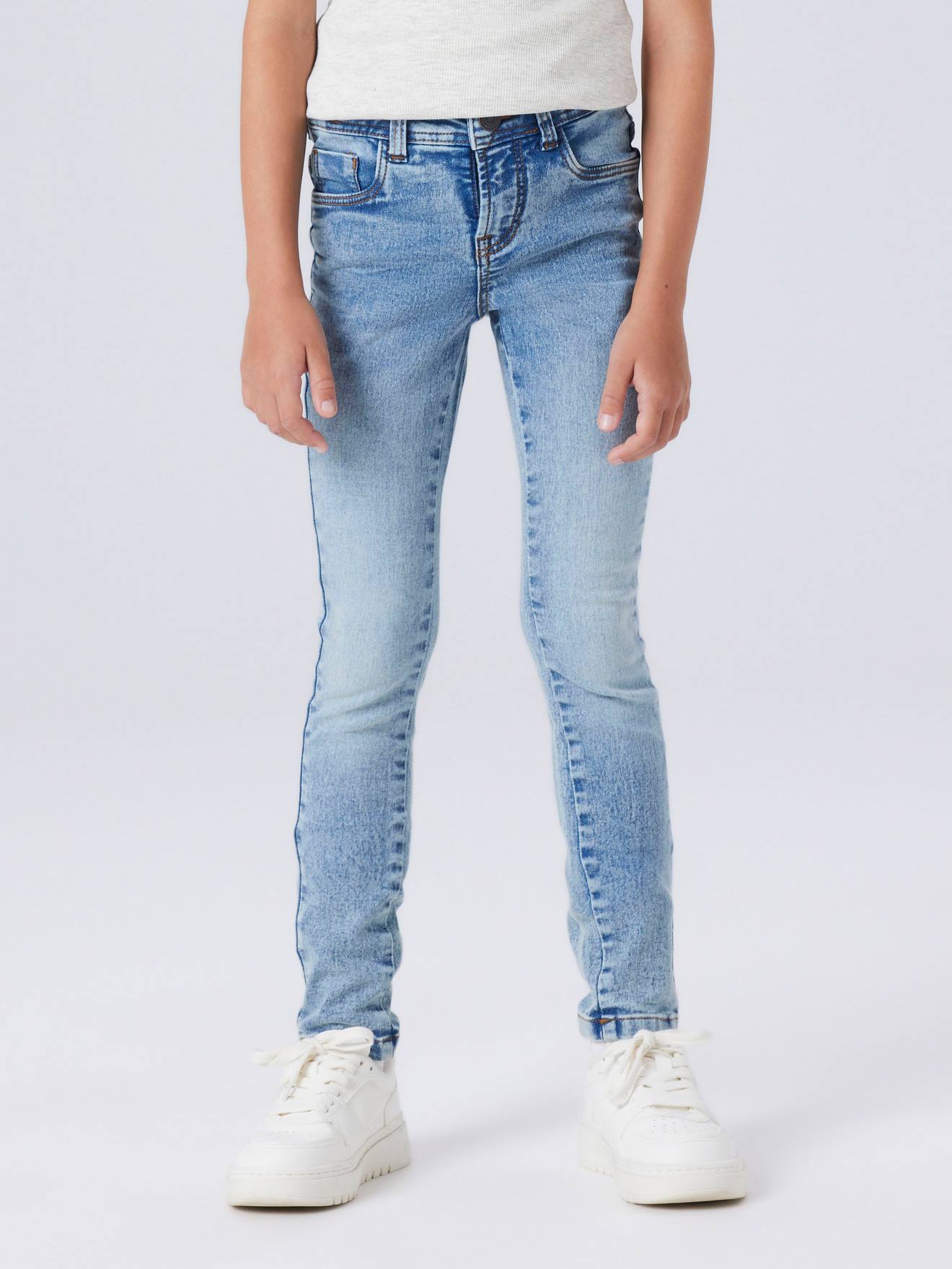 Thumbnail - Skinny-Jeans Mädchen NAME IT mit Recycling-Baumwolle