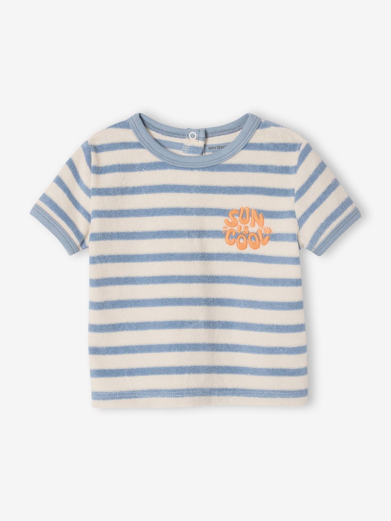 Thumbnail - Baby-Set aus Frottee: T-Shirt & Shorts