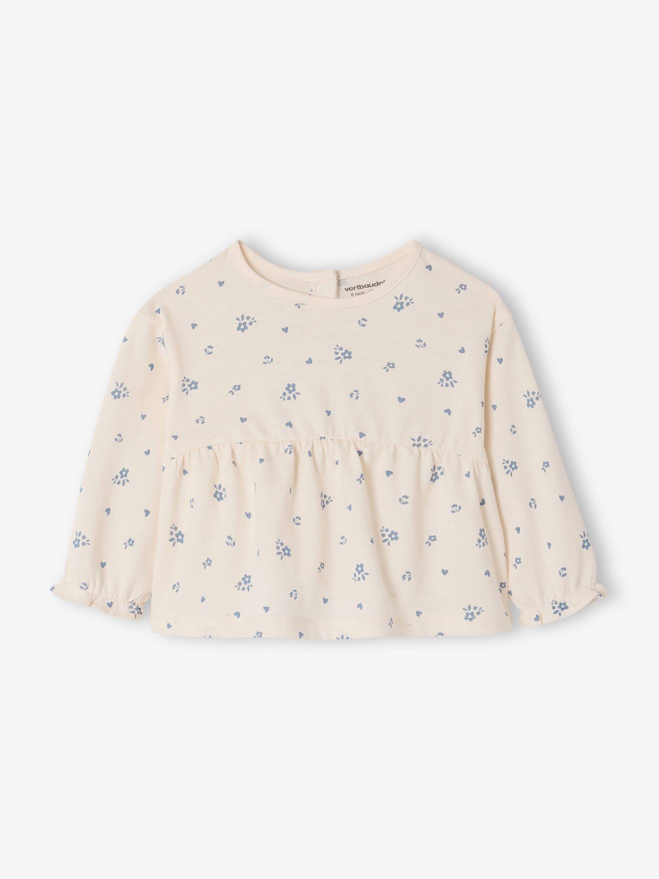 Thumbnail - 2er-Pack Baby Blusenshirts mit Kräuselfalten BASIC