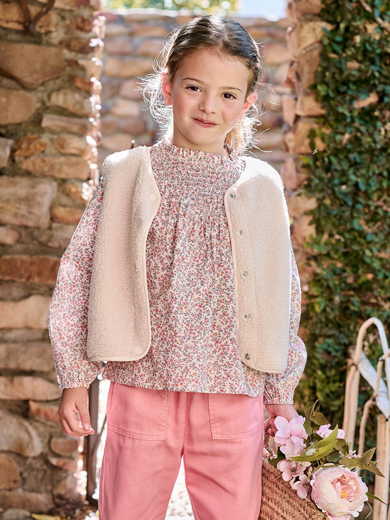 Mädchen Teddyfleece-Weste Mama-Tochter-Capsule