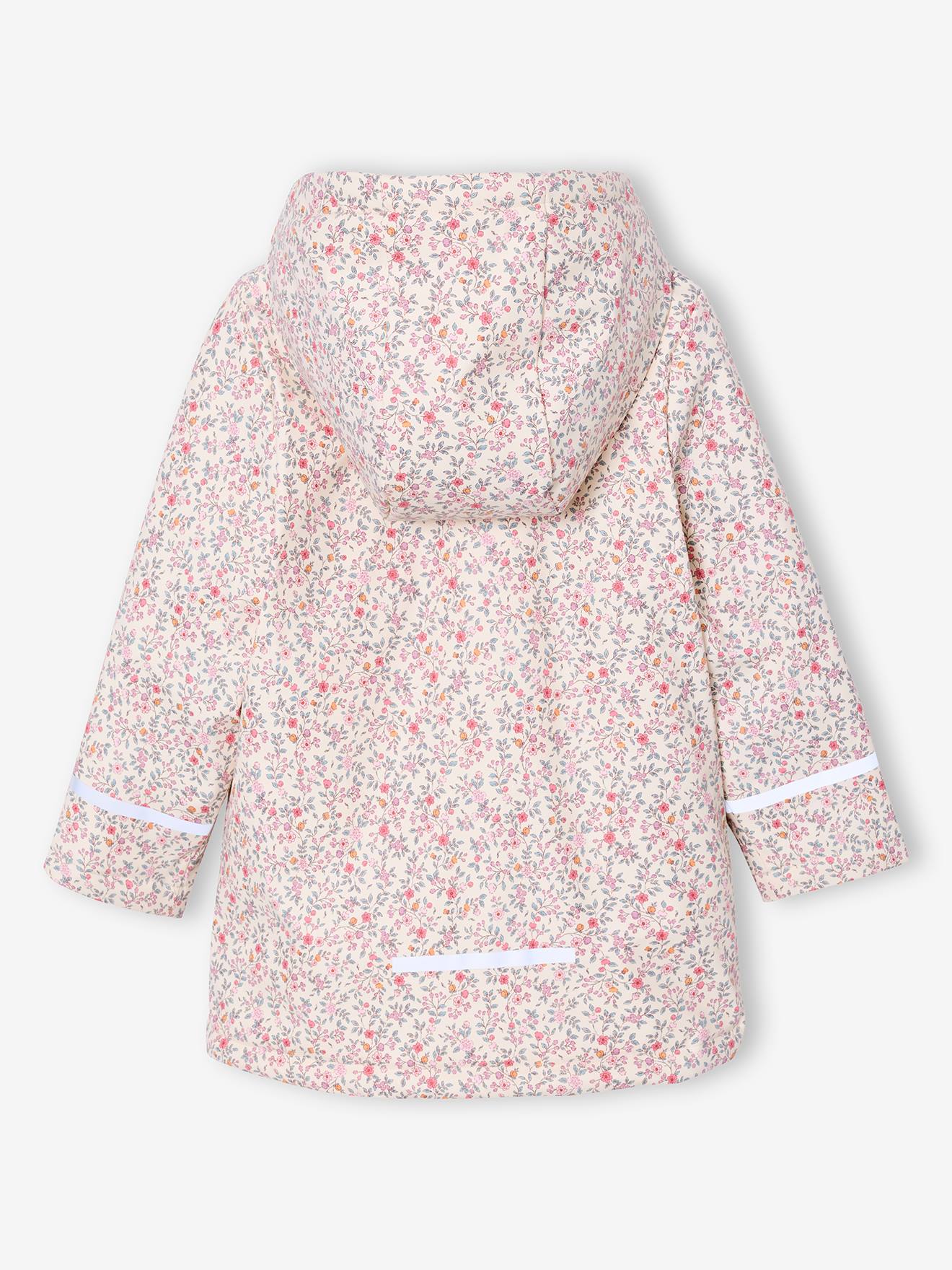 Thumbnail - Warme Regenjacke mit Kapuze & Teddyfleece-Futter Mädchen