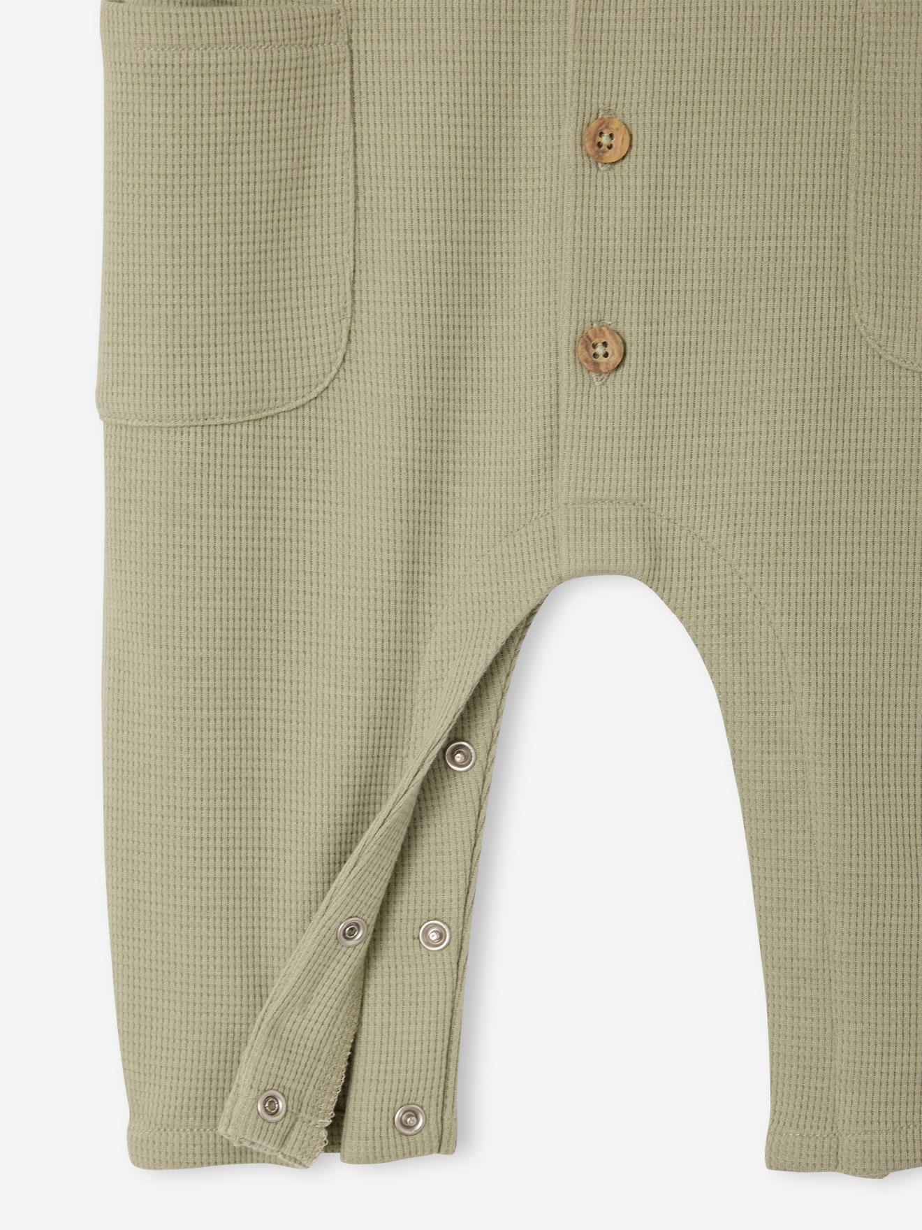 Thumbnail - Jungen Baby Overall salbei