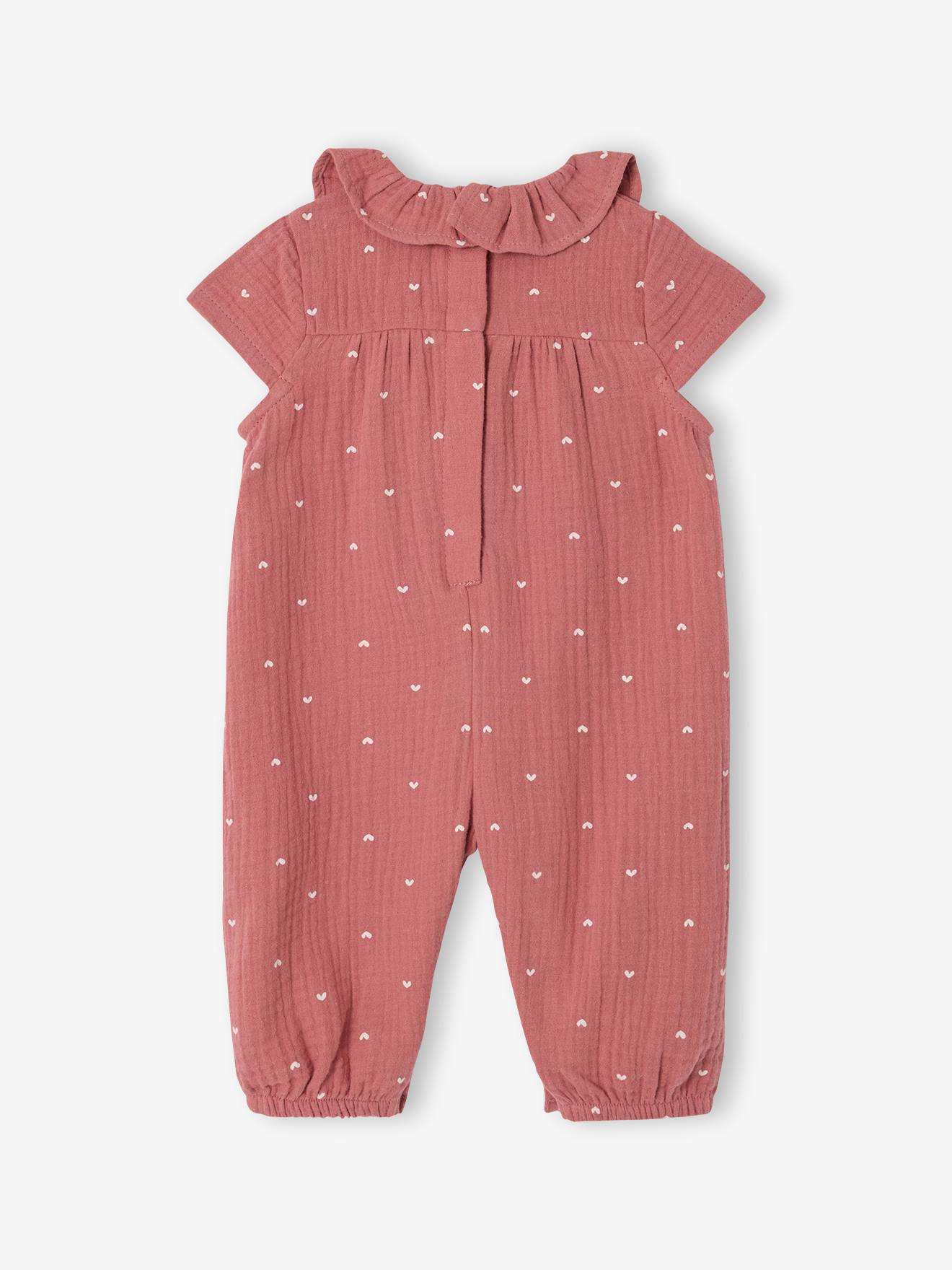 Thumbnail - Baby Overall mit Volantkragen Mädchen