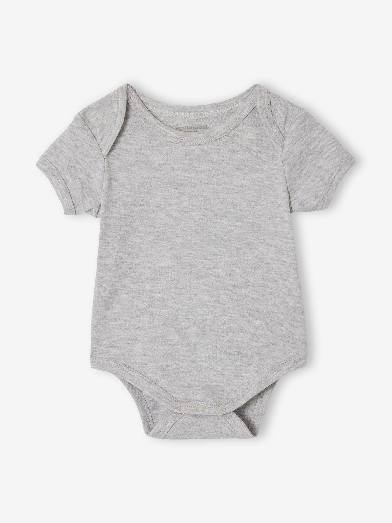 Thumbnail - 5er-Pack Baby Kurzarm-Bodys aus Bio-Baumwolle BASIC set