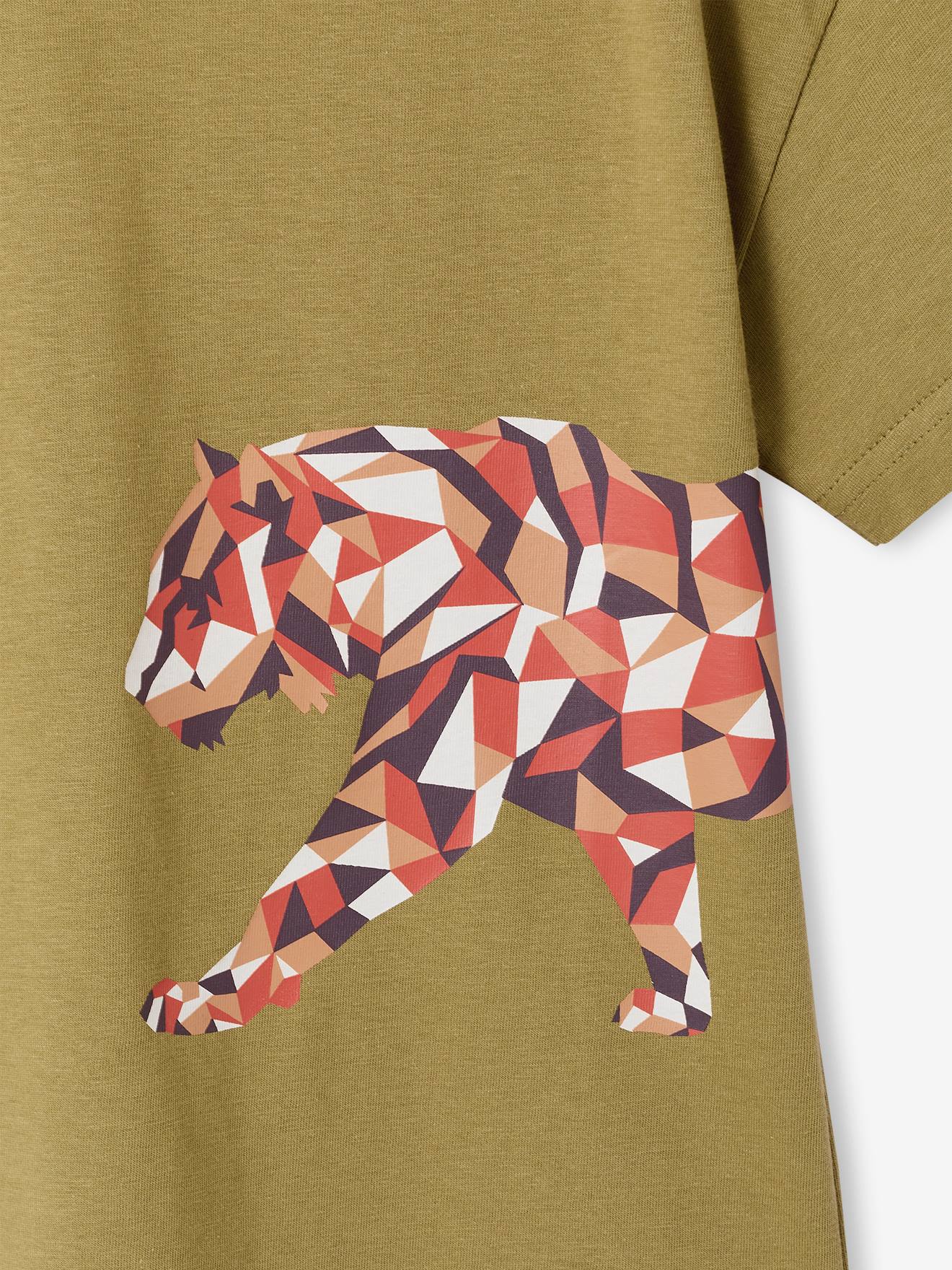 Thumbnail - T-Shirt Jungen mit Tiger-Print