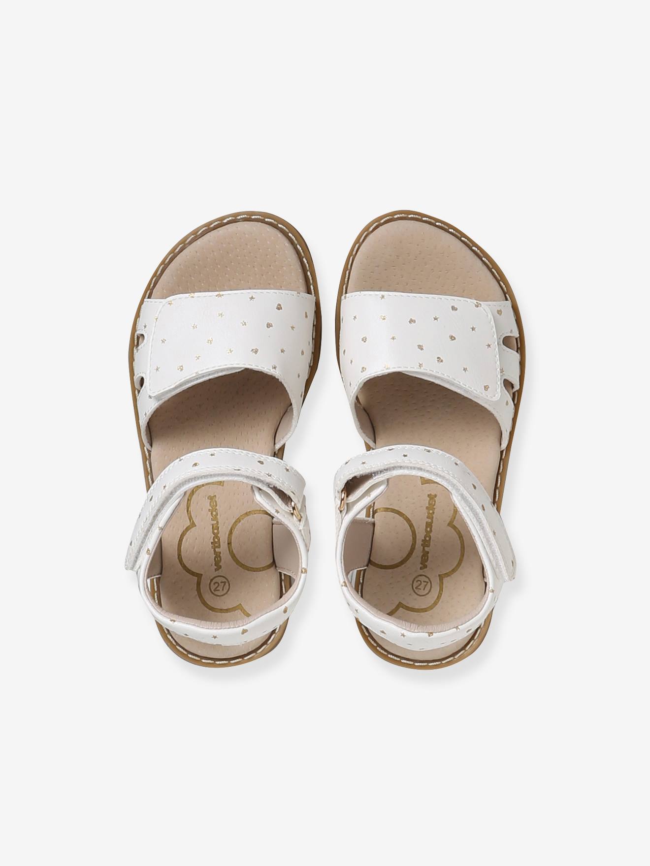 Thumbnail - Kinder Klett-Sandalen mit Anziehtrick und Glanzeffekt