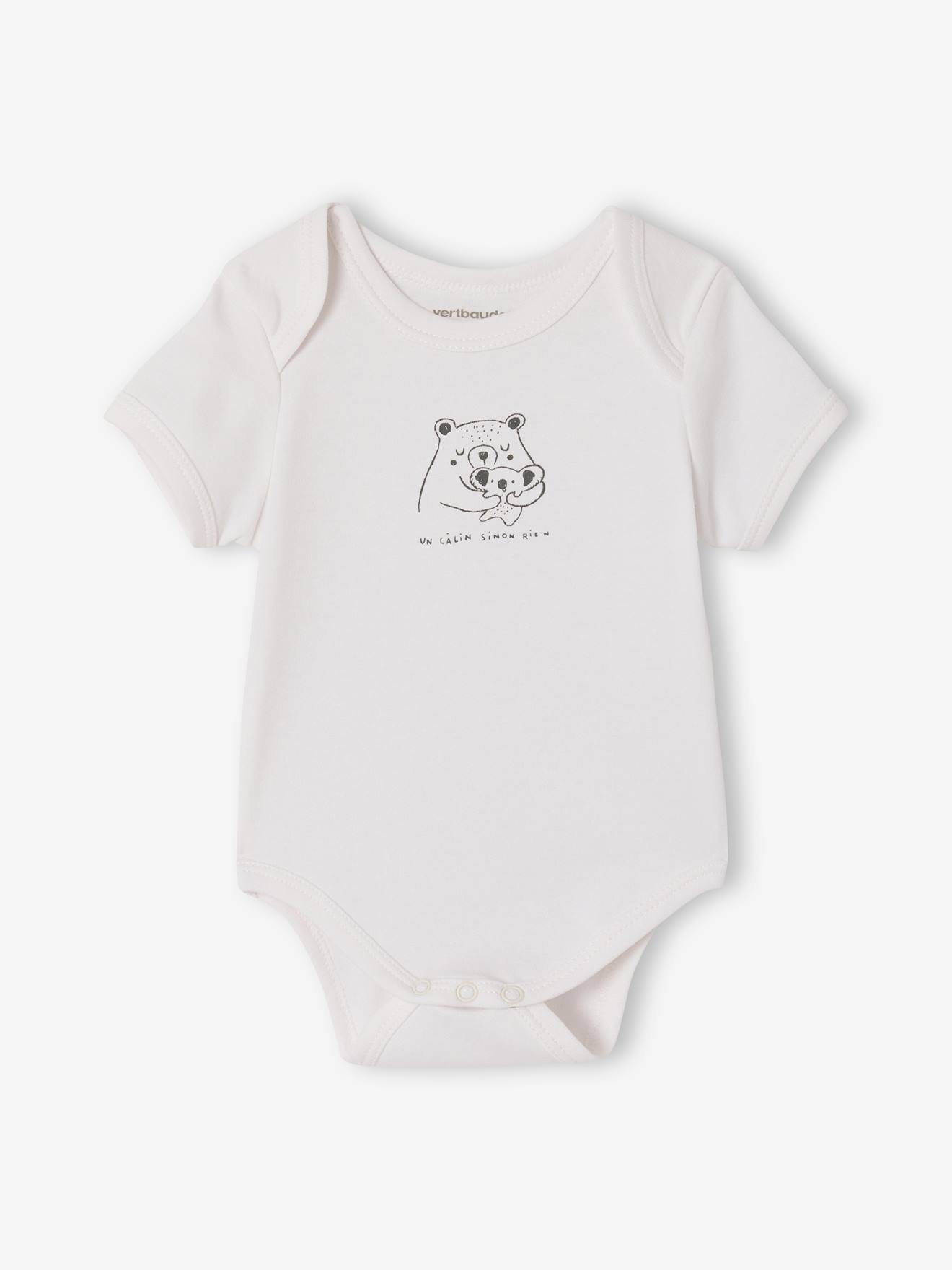 Thumbnail - 5er-Pack Baby Kurzarm-Bodys aus Bio-Baumwolle BASIC set