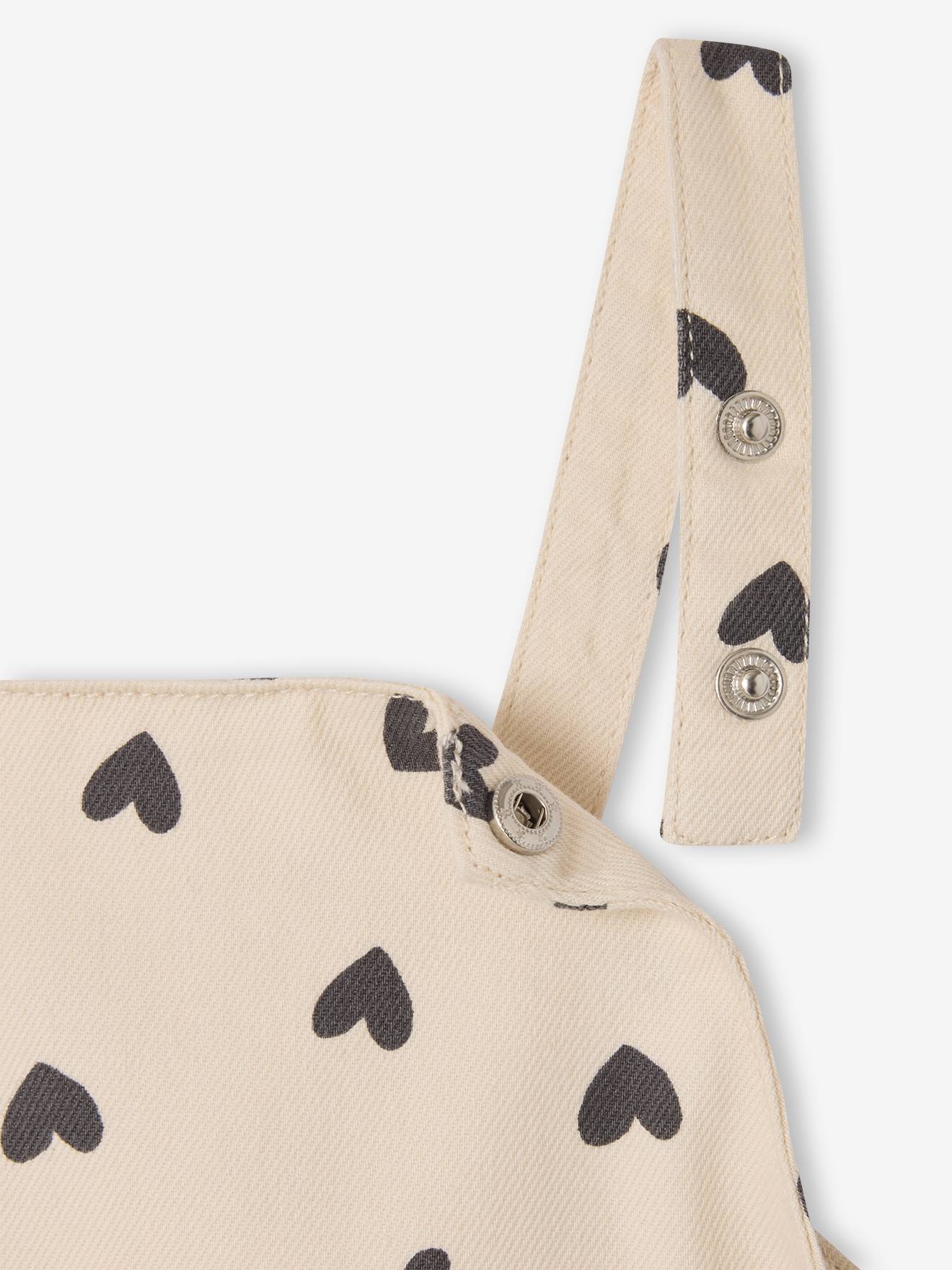 Thumbnail - Baby Latzkleid mit Herz-Print