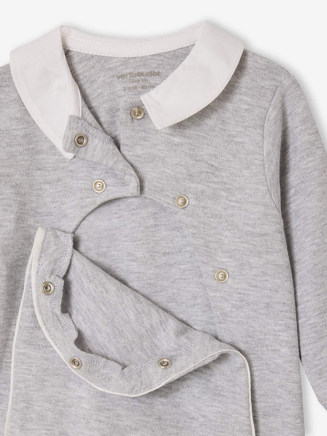 Thumbnail - Baby Schlafanzug mit Bubikragen